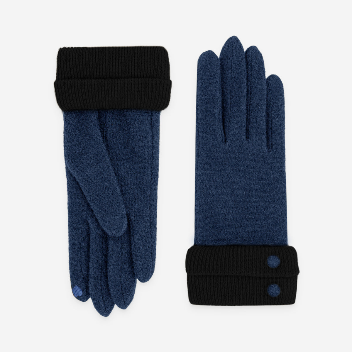 Gants femme 80% laine 20% nylon- Tactile- 31195NF