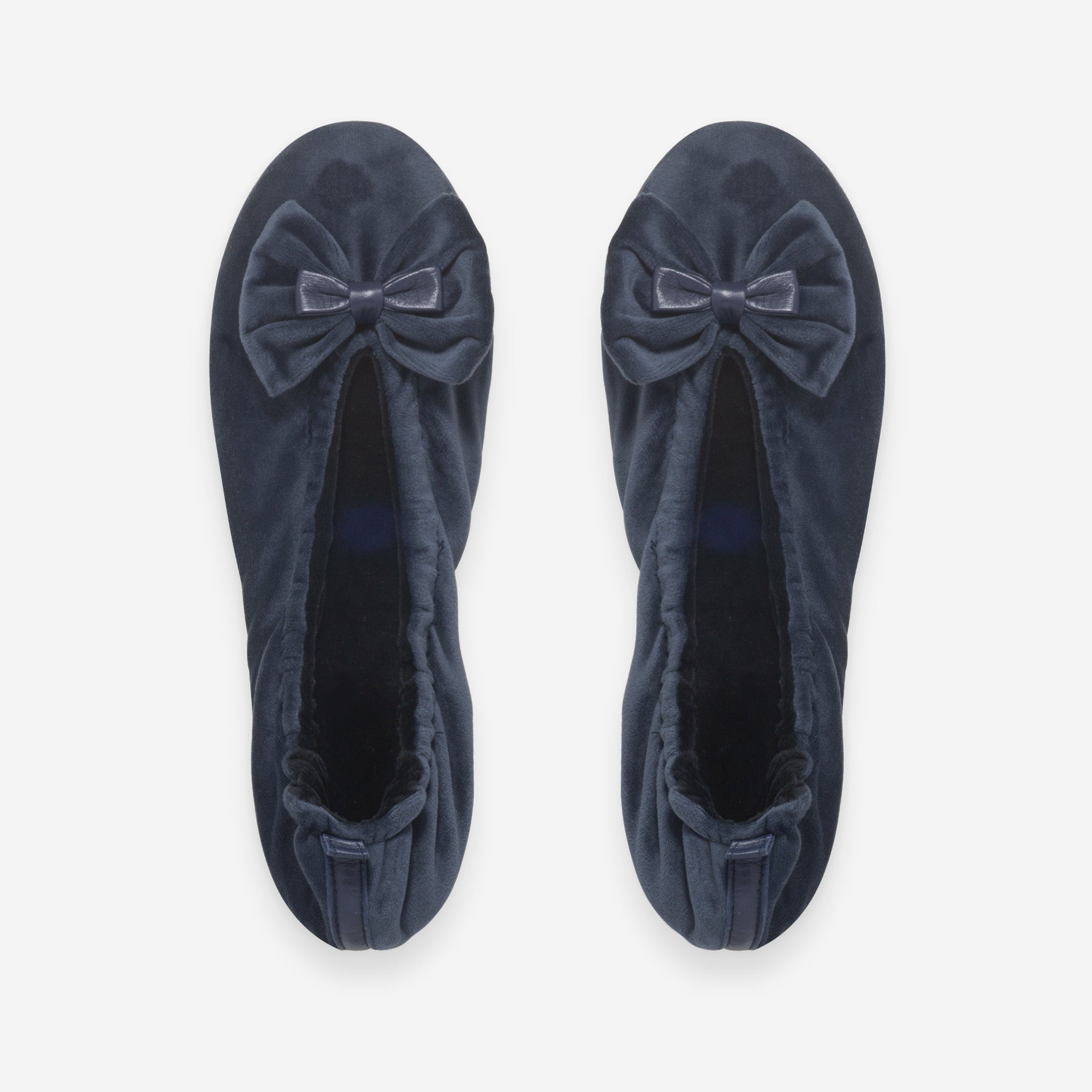 Ballerines d'intérieur en velours-CF0140 Ballerines d'interieur femme Glove Story Deep Blue S (35/36)