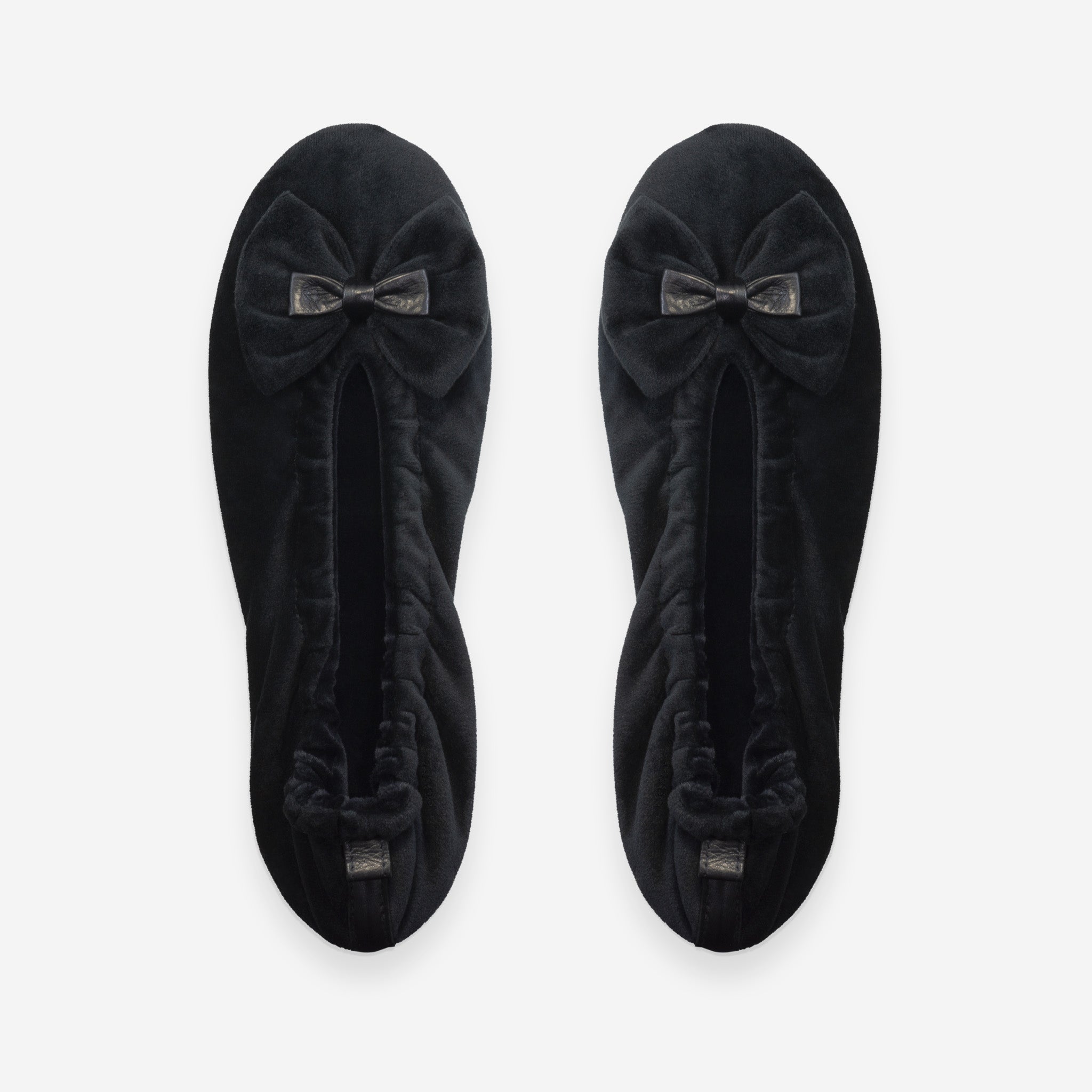 Ballerines d'intérieur en velours-CF0140 Ballerines d'interieur femme Glove Story Noir S (35/36)