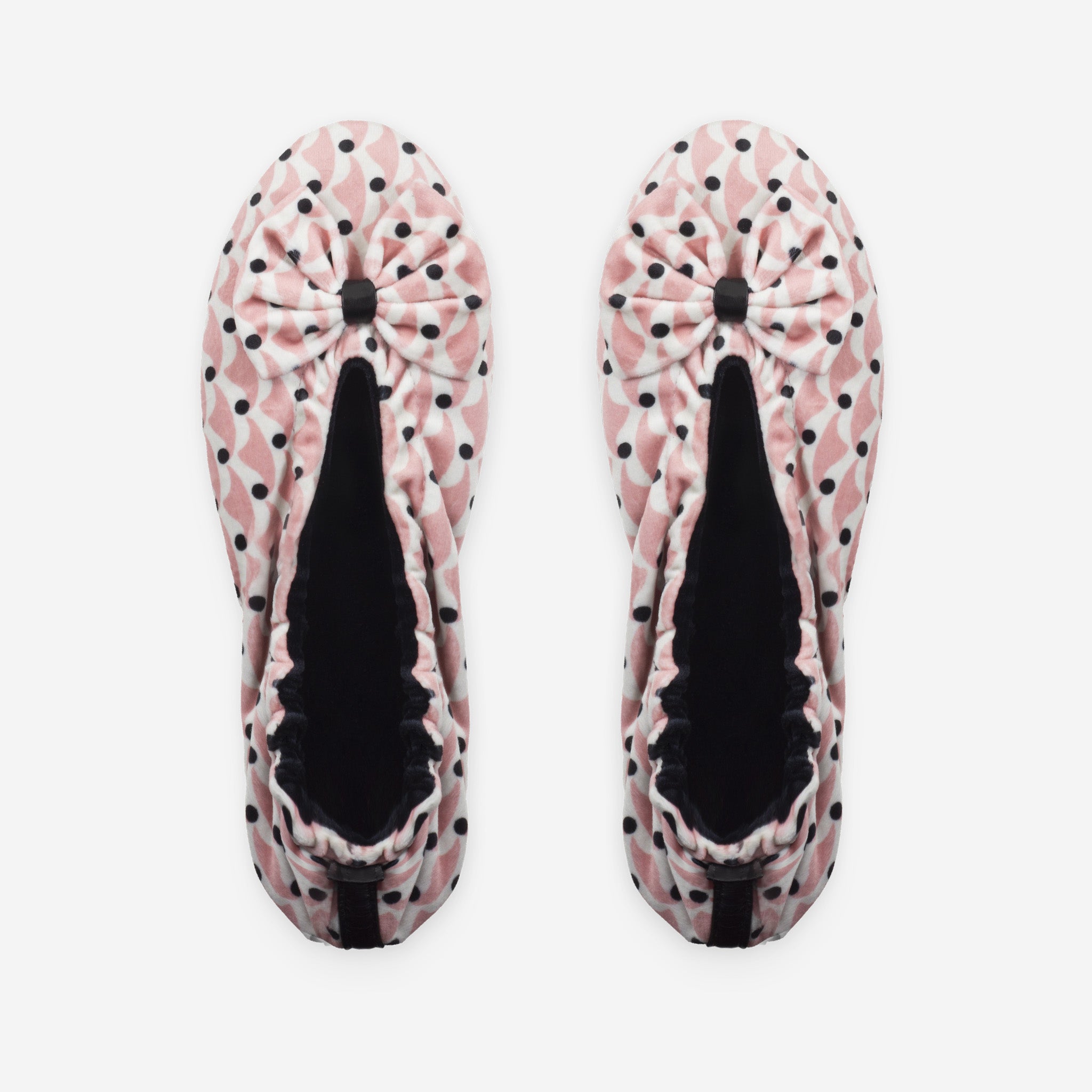 Ballerines d'intérieur en velours imprimé-CF0147 Ballerines d'interieur femme Glove Story Japonais S (35/36)