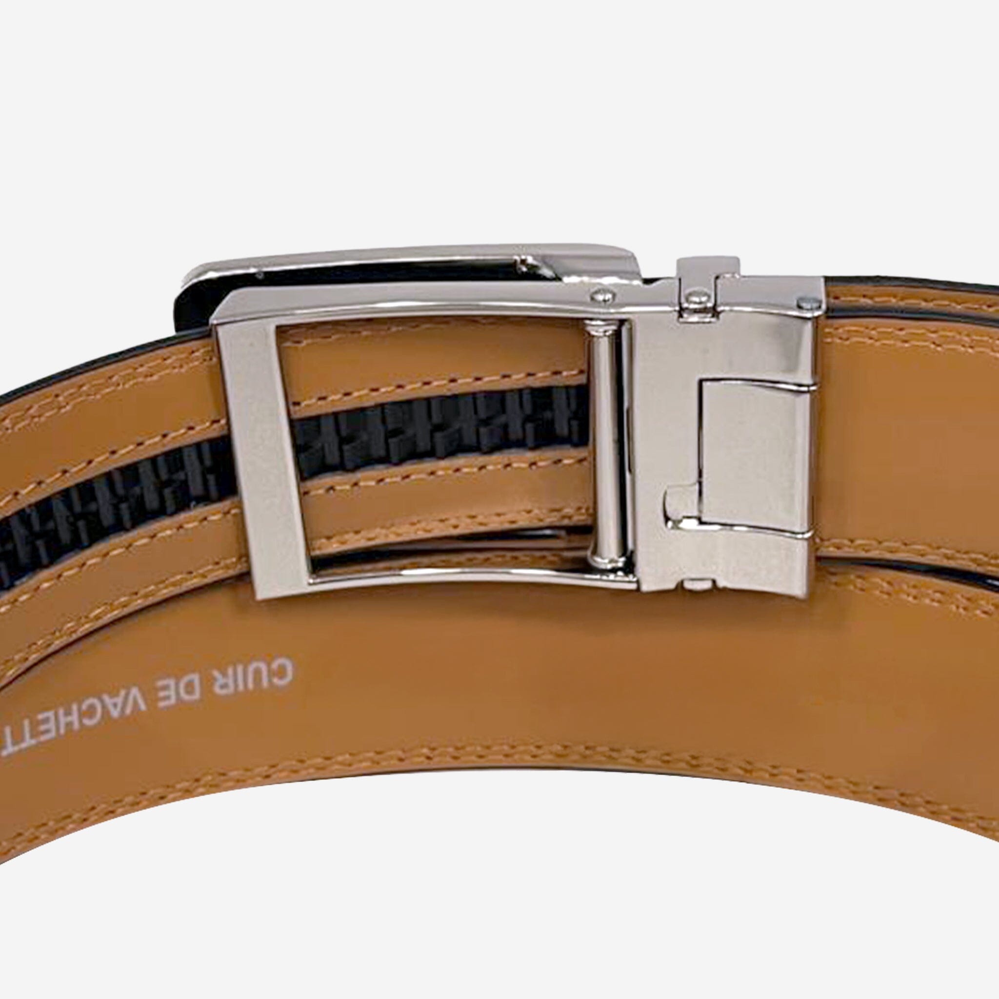 Ceinture AUTOMATIQUE cuir de vachette homme-Largeur 35mm-CT081 Ceintures homme Glove Story
