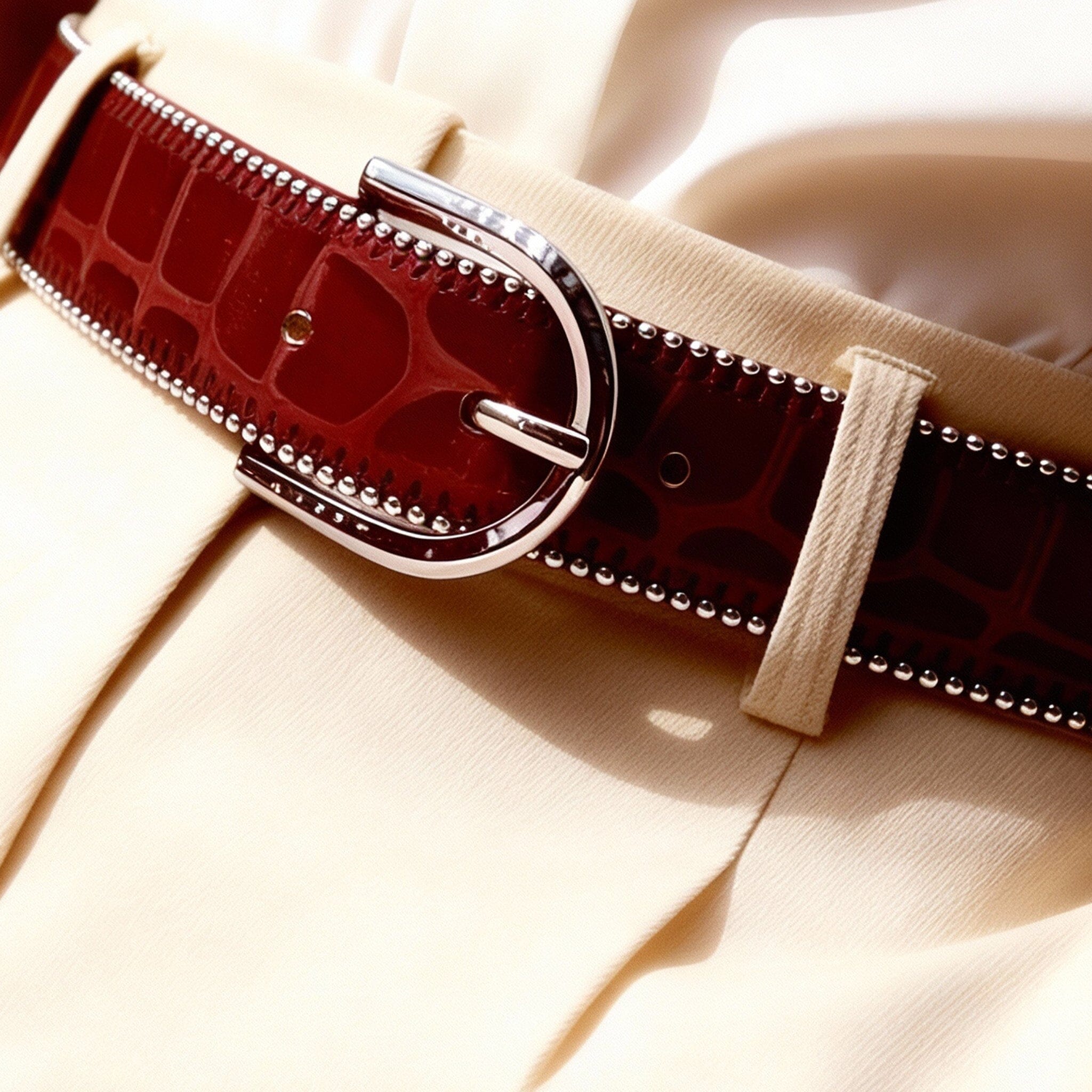 Ceinture cuir de vachette femme-Largeur 25mm-CTF027 Ceintures femme Glove Story