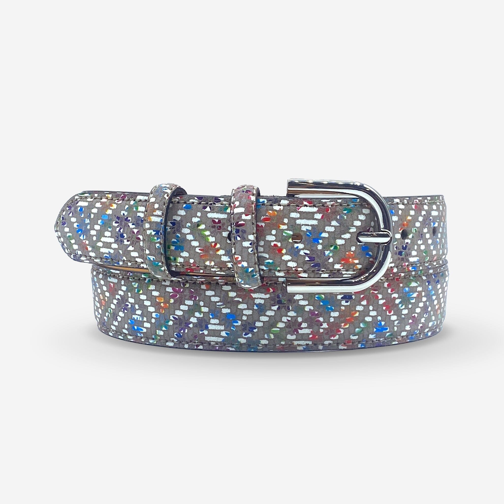 Ceinture cuir de vachette femme-Largeur 30mm-CTF001 Ceintures femme Glove Story BLANC 85/100 - 30