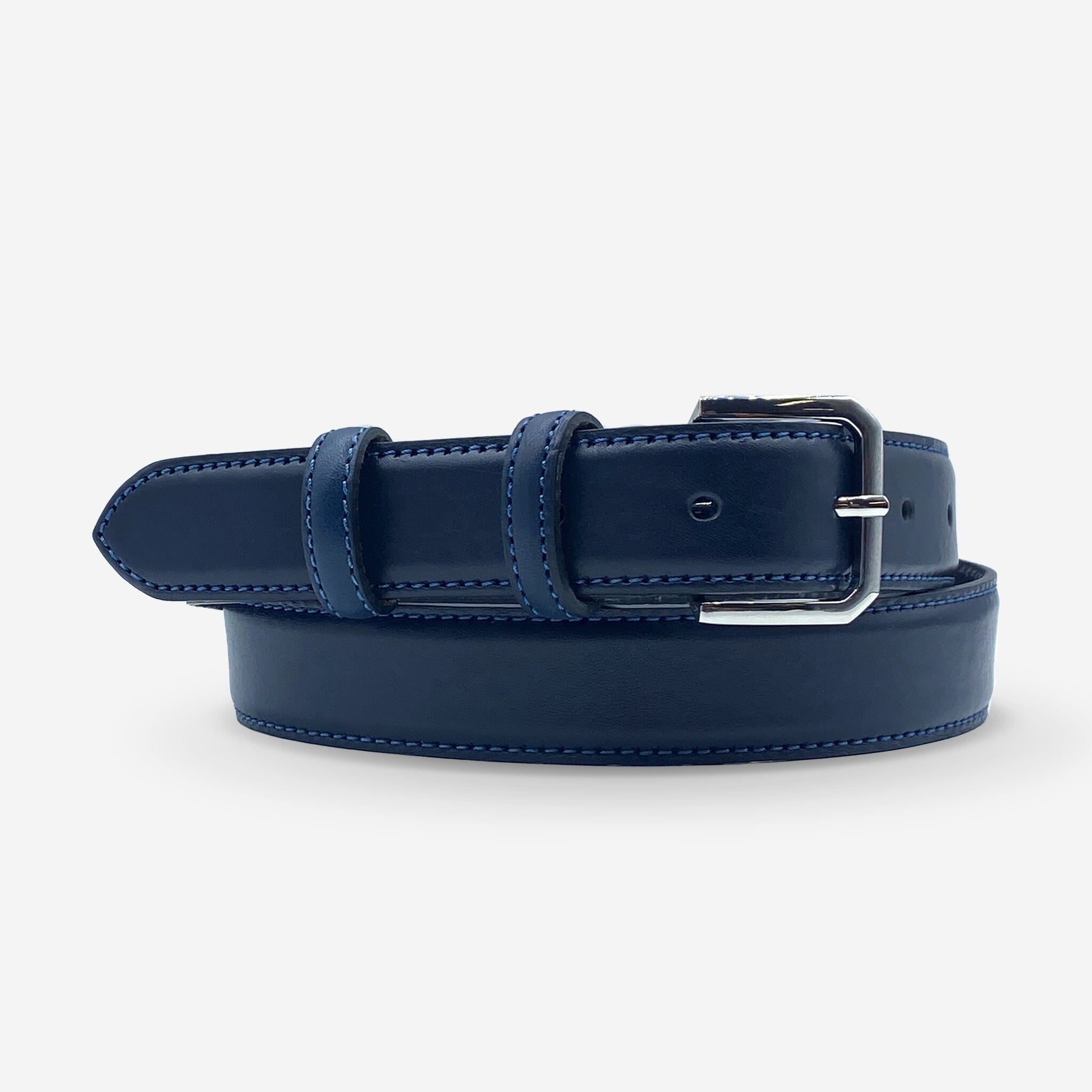 Ceinture cuir de vachette femme-Largeur 30mm-CTF014 Ceintures femme Glove Story BLEU-NUIT 85/100 - 30