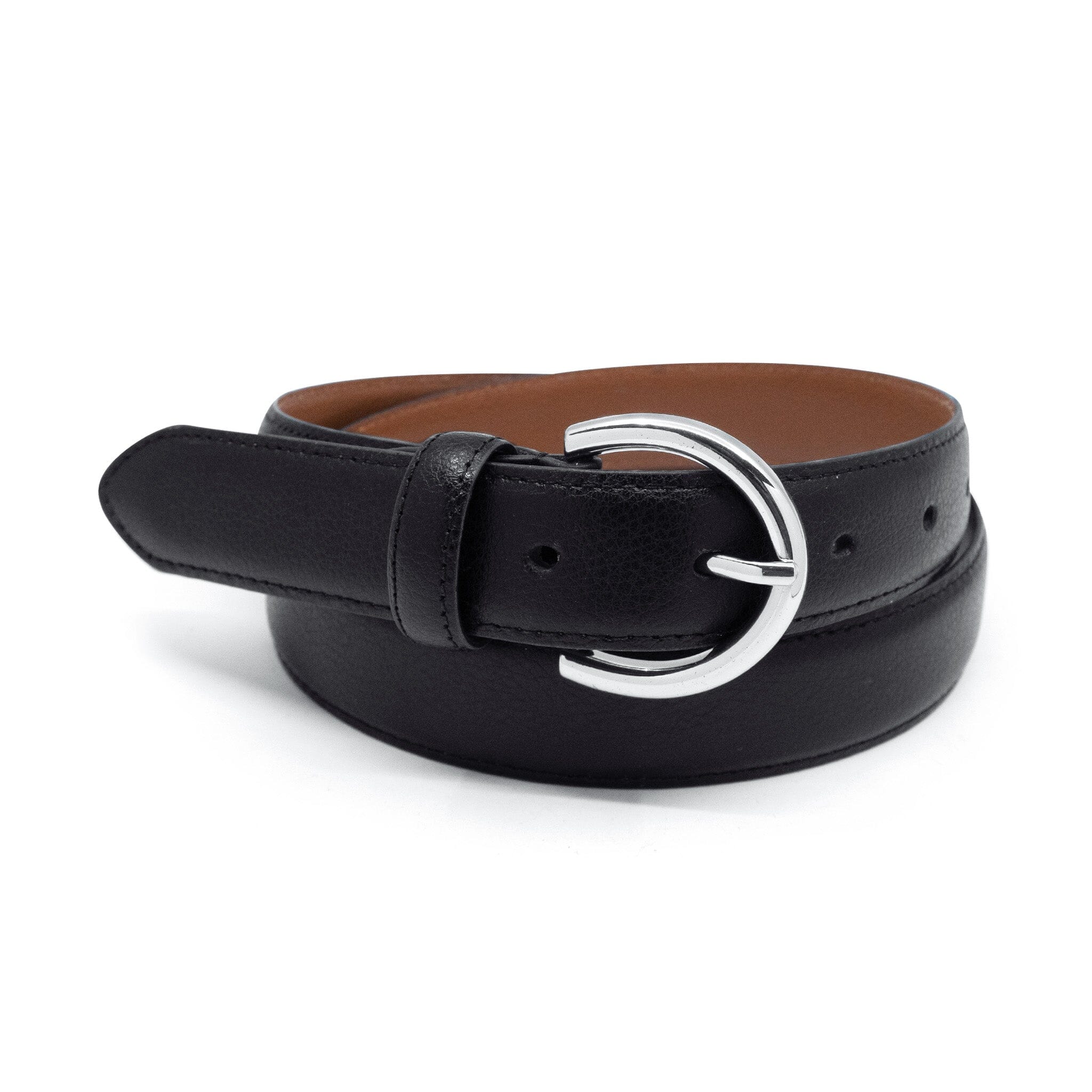 Ceinture cuir de vachette femme-Largeur 30mm-CTF062 Ceintures femme Glove Story Noir-Cork 85/100