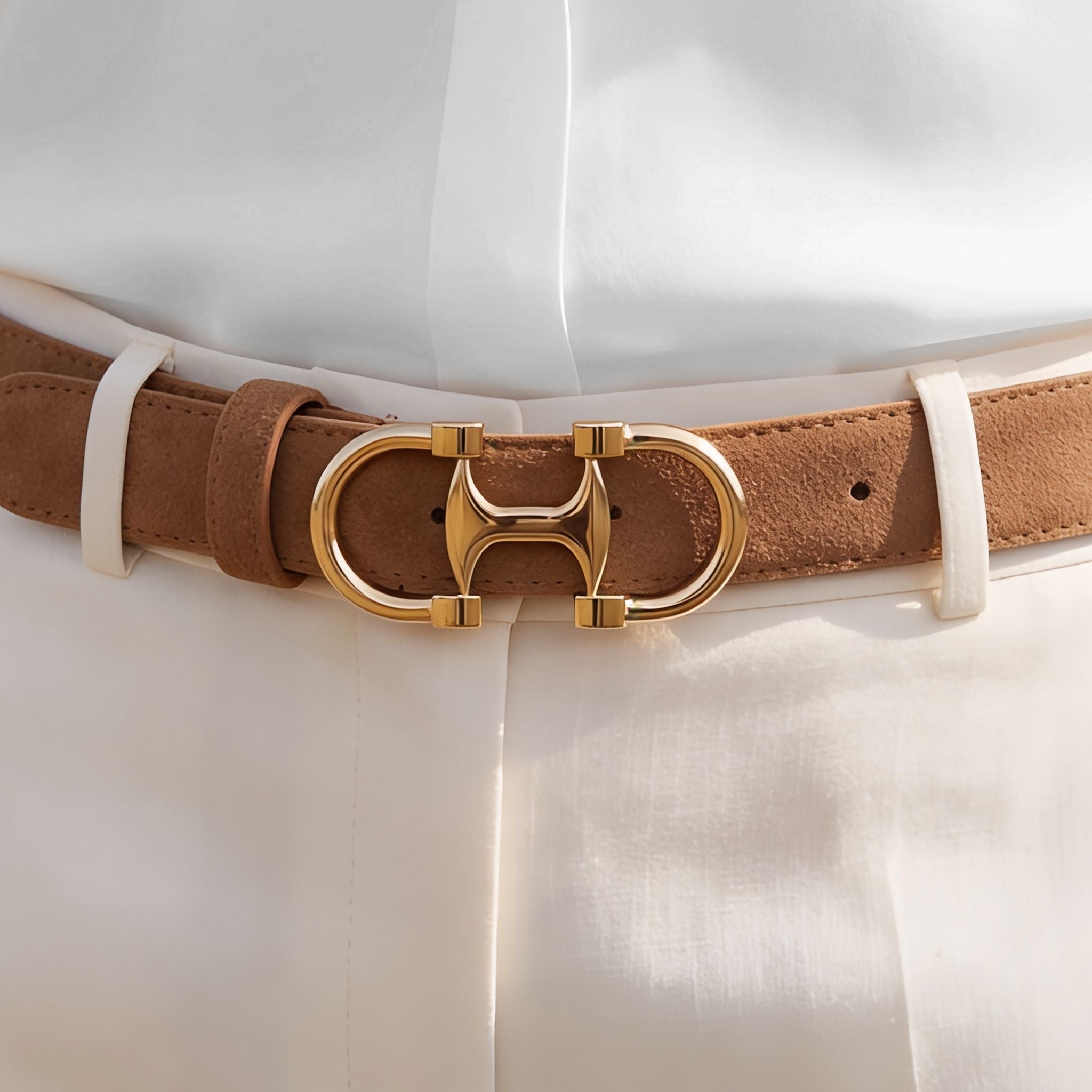 Ceinture cuir de vachette femme-Largeur 30mm-CTF063 Ceintures femme Glove Story
