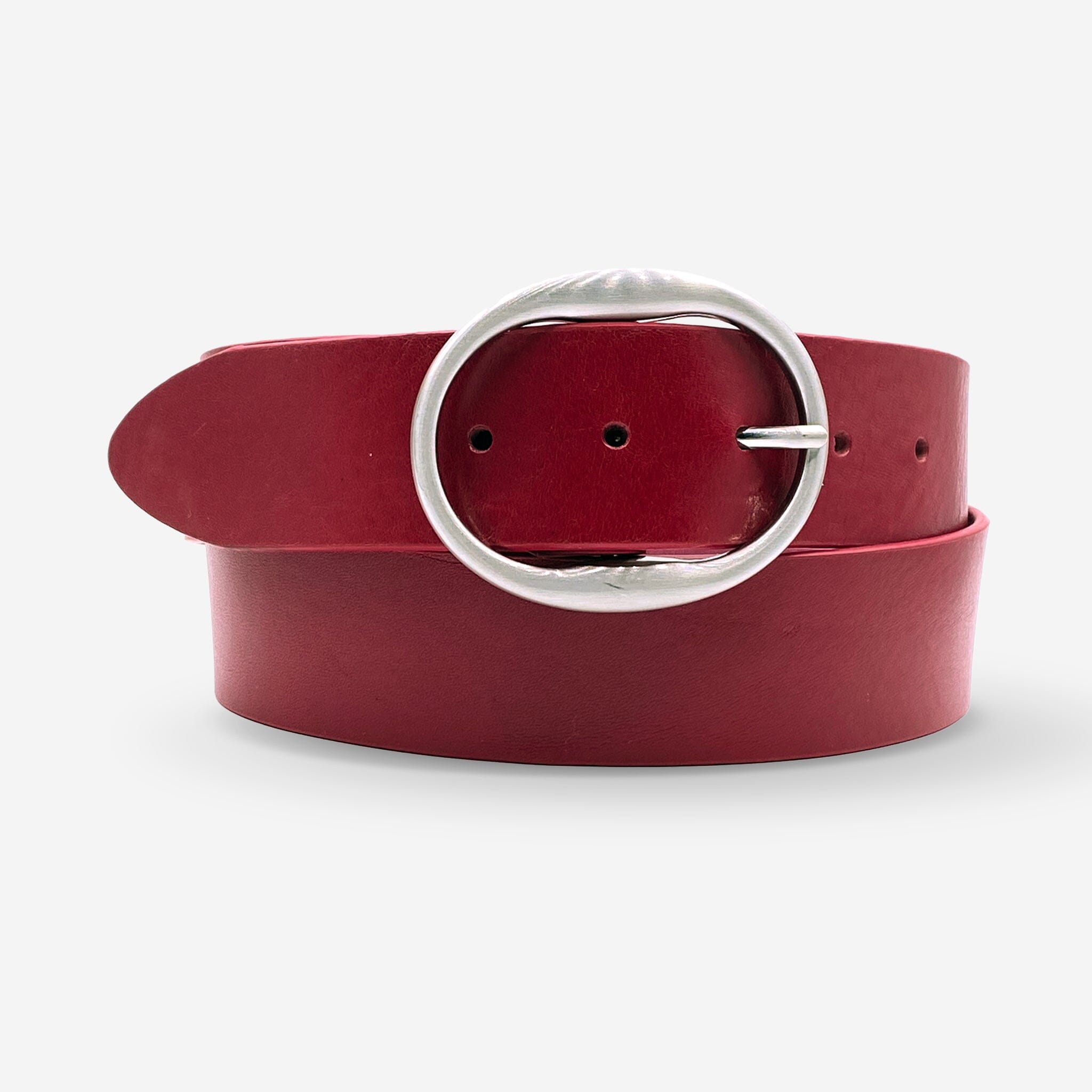 Ceinture cuir de vachette femme-Largeur 40mm-CTF053 Ceinture Glove Story RUBIS 85/100 - 20