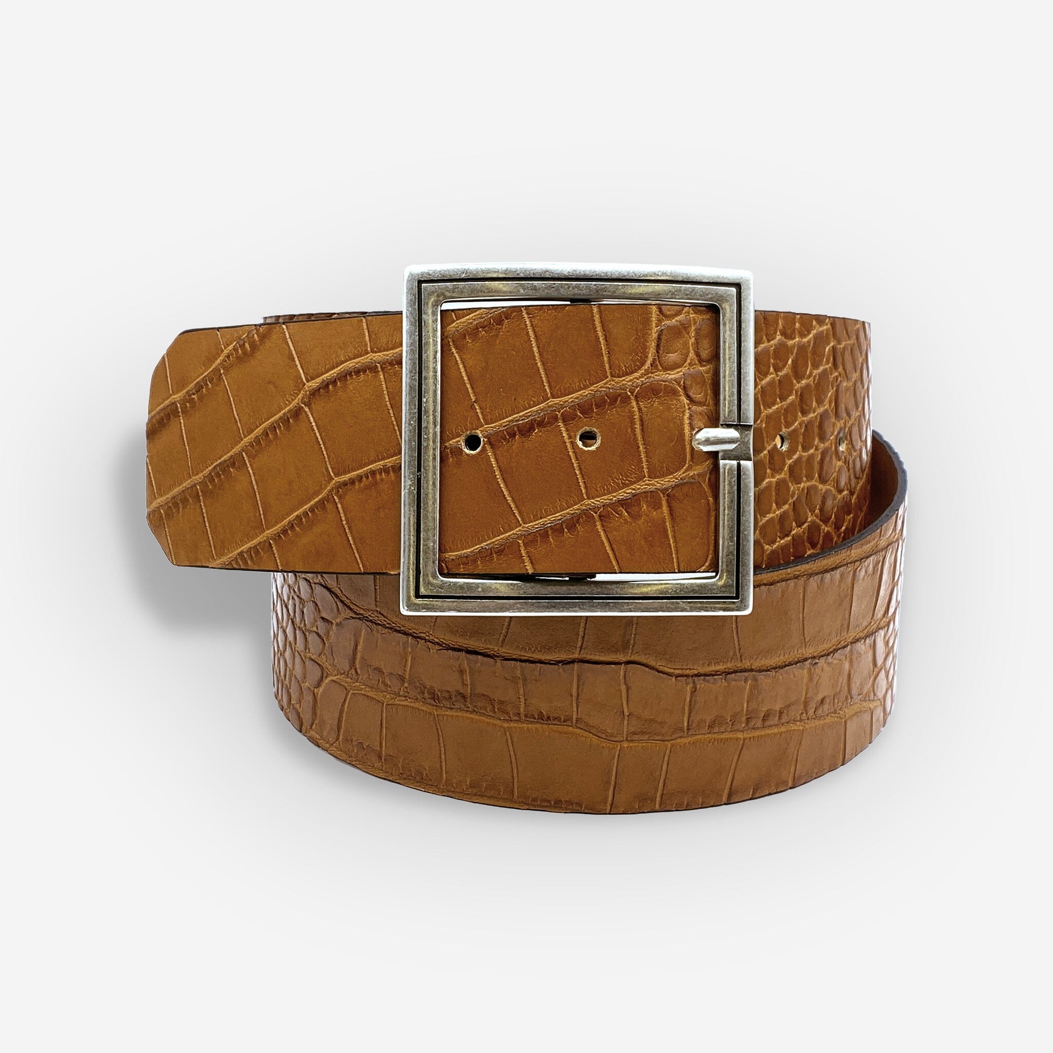 Ceinture cuir de vachette femme-Largeur 50mm-CTF040 Ceinture Glove Story COGNAC 85/100 - 50
