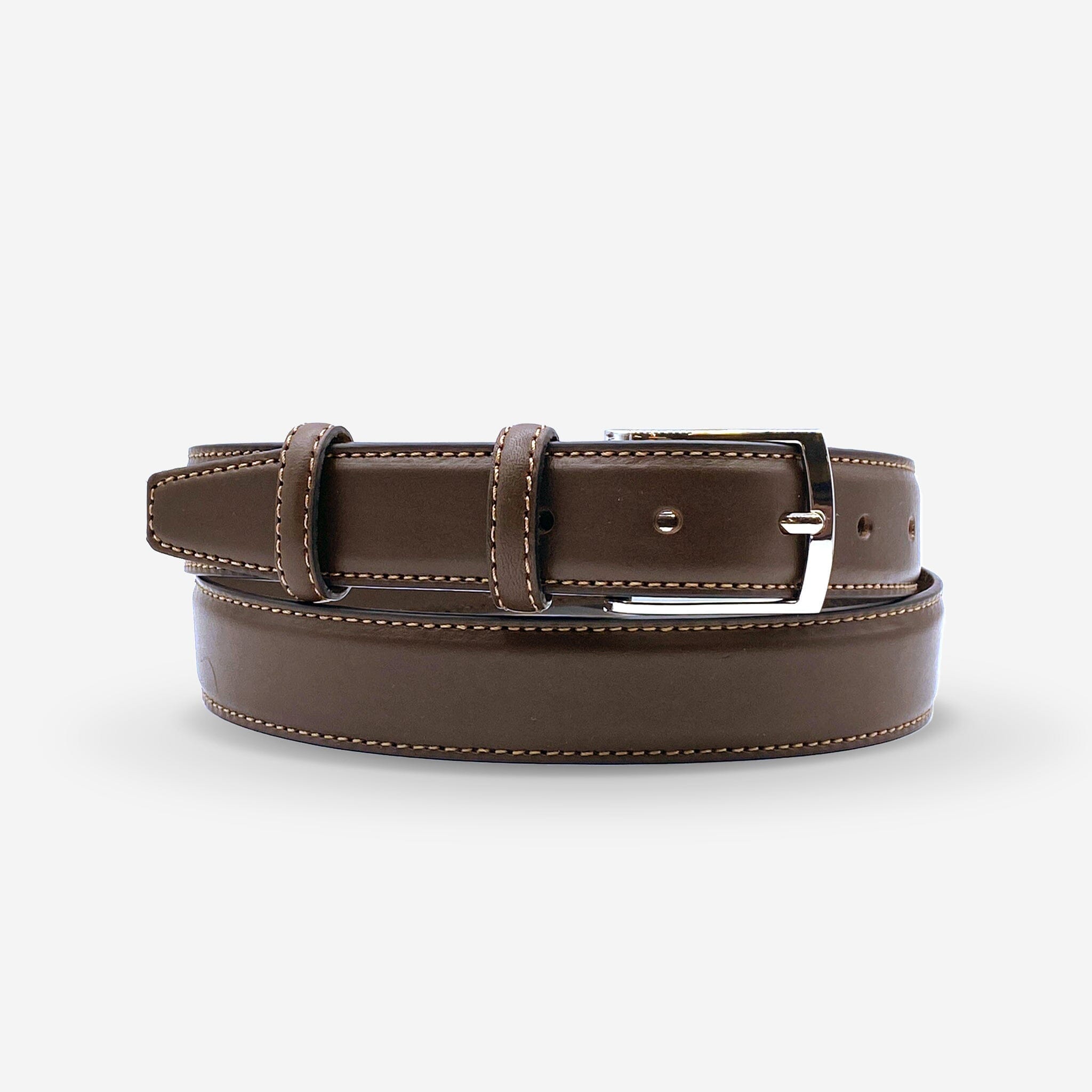 Ceinture cuir de vachette homme-Largeur 30mm-CT042 Ceintures homme Glove Story MARRON 95/110 - 30