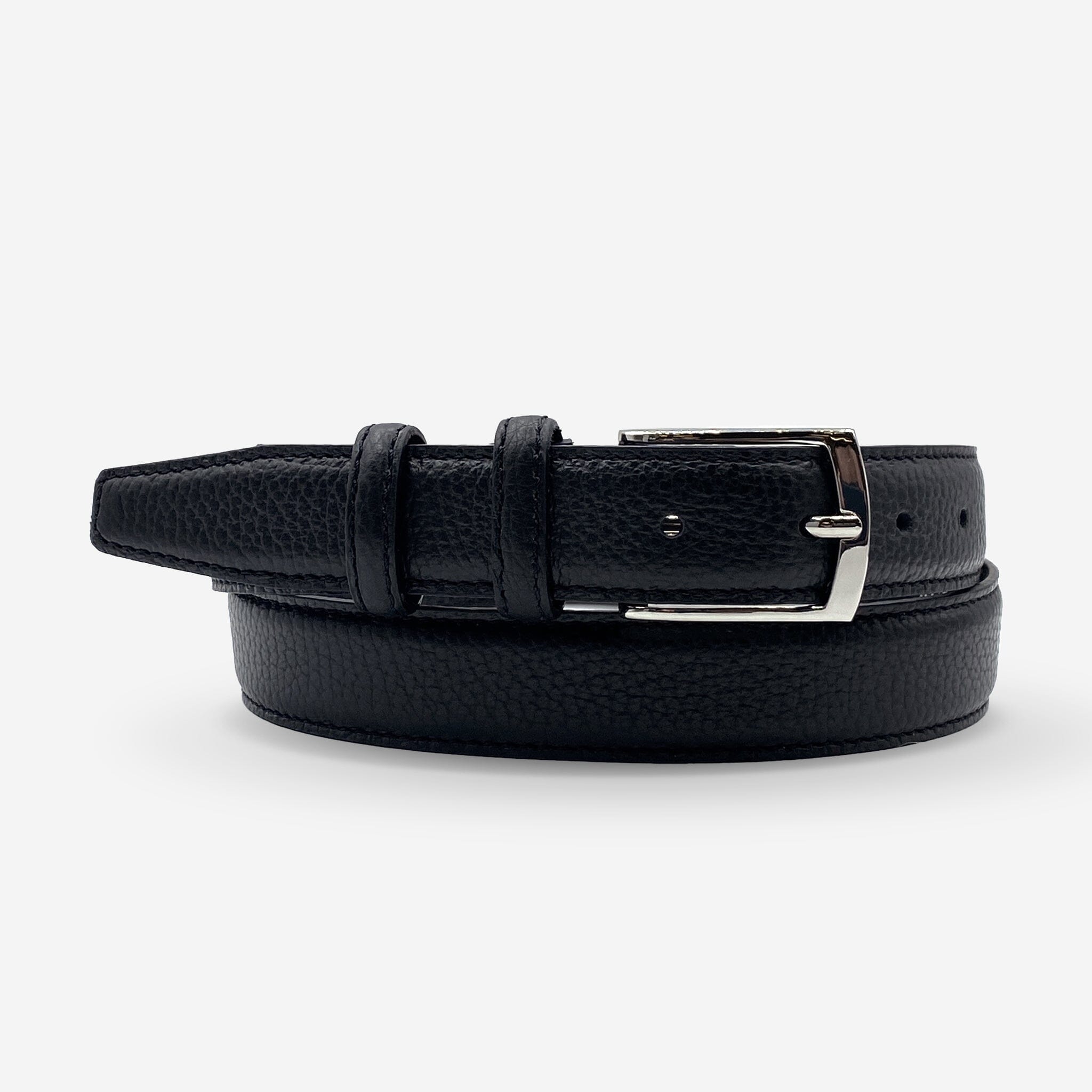 Ceinture cuir de vachette homme-Largeur 30mm-CT052 Ceintures homme Glove Story NOIR 100/115 - 30
