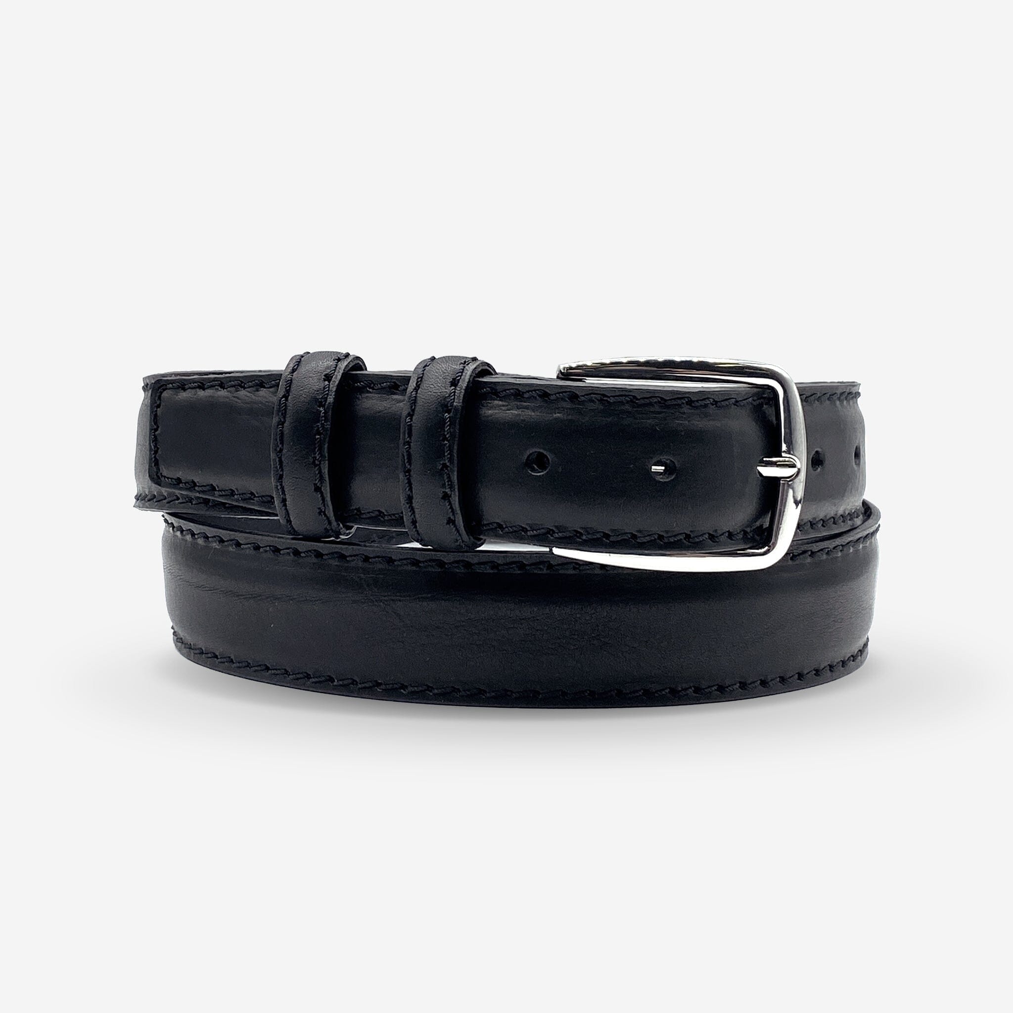 Ceinture cuir de vachette homme-Largeur 35mm-CT047 Ceintures homme Glove Story NOIR 105/120 - 35