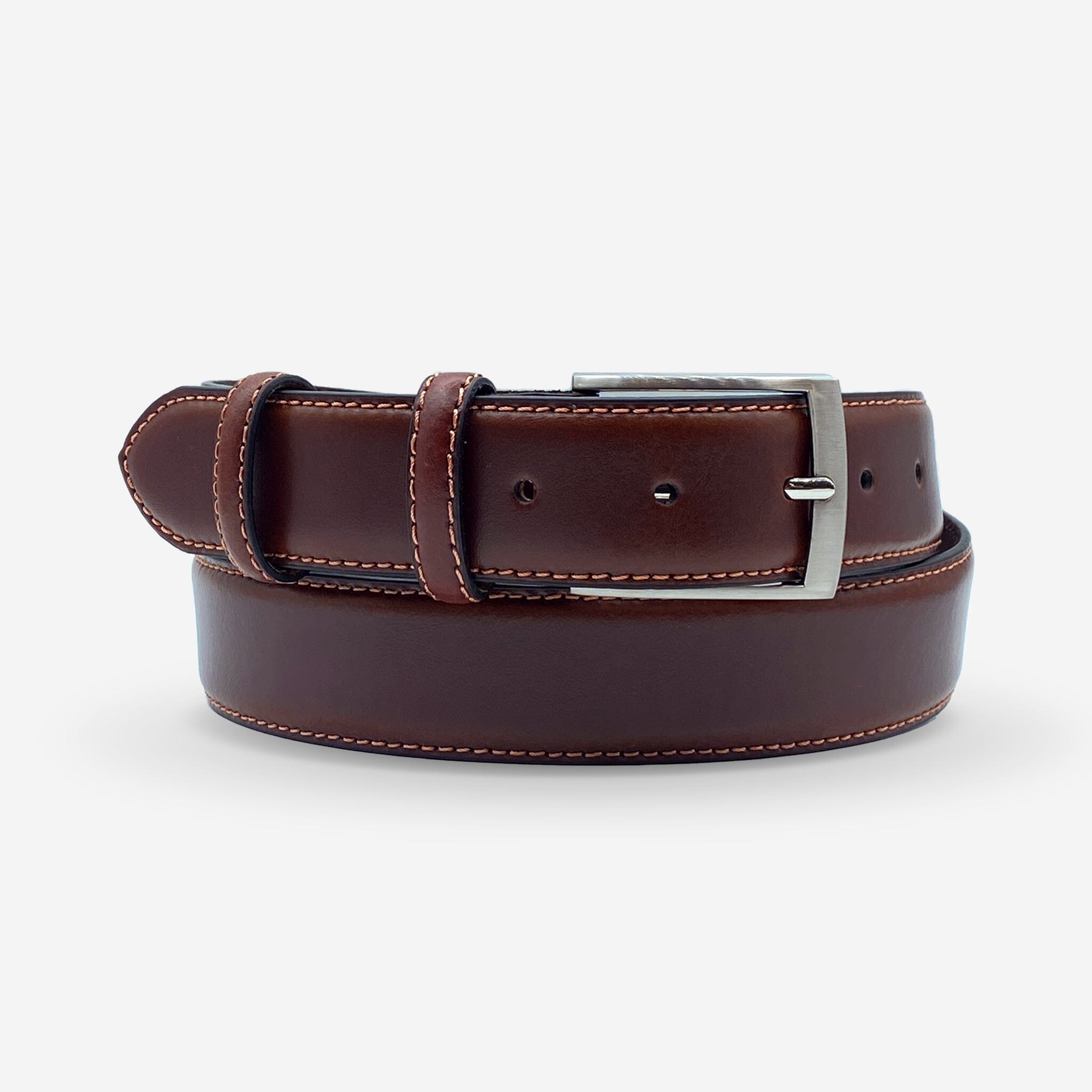 Ceinture cuir de vachette homme-Largeur 35mm-CT049 Ceintures homme Glove Story TABACCO 95/110 - 35