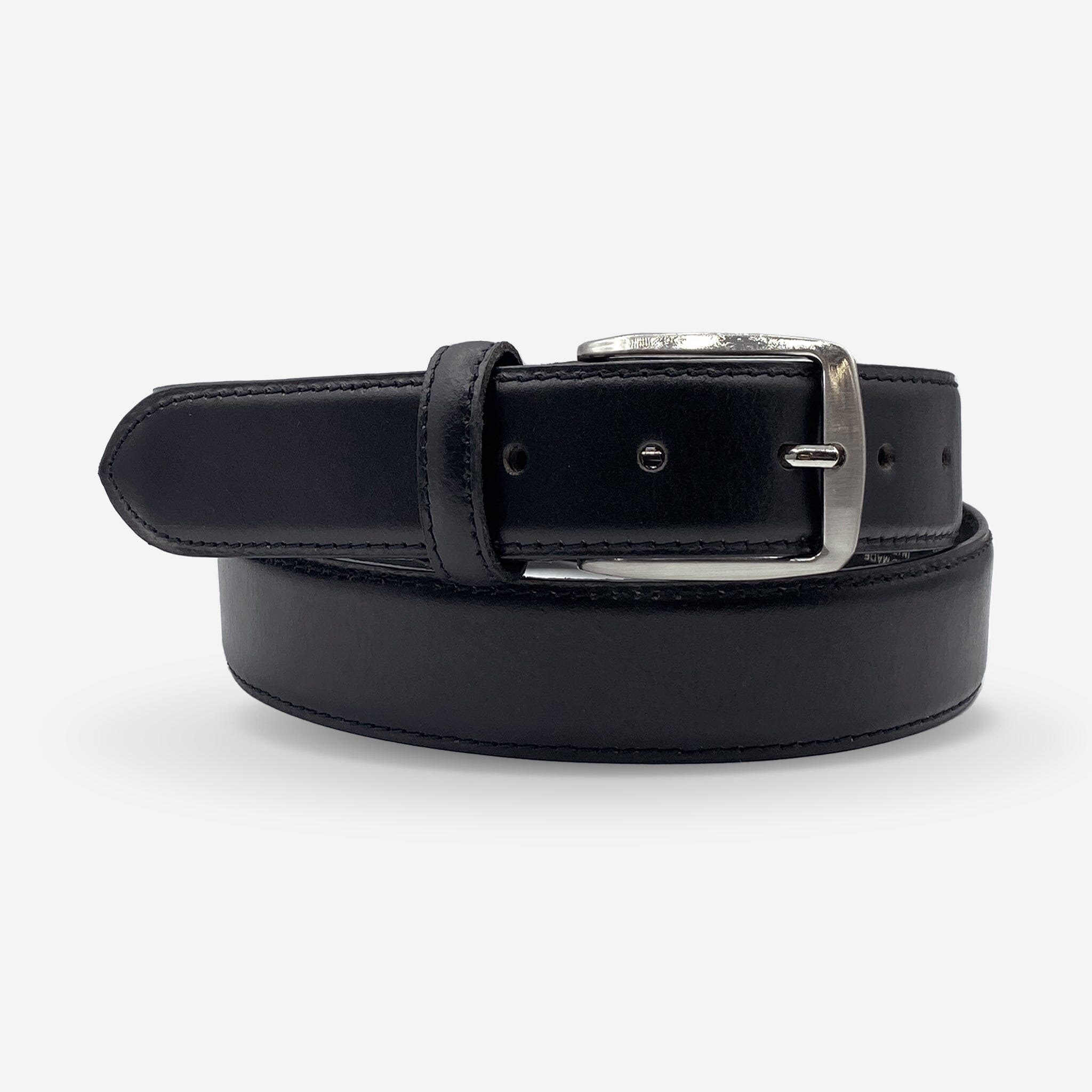 Ceinture cuir de vachette homme-Largeur 35mm-CT063 Ceintures homme Glove Story NOIR 95/110 - 35