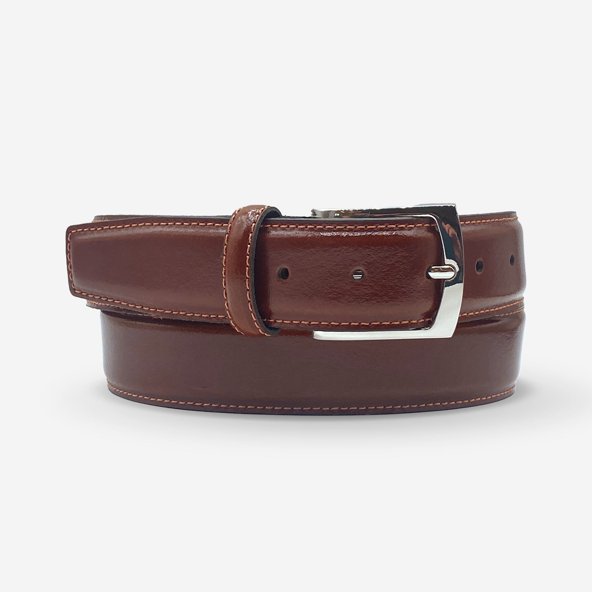 Ceinture cuir de vachette homme-Largeur 35mm-CT068 Ceinture Glove Story TABACCO 100/115 - 35