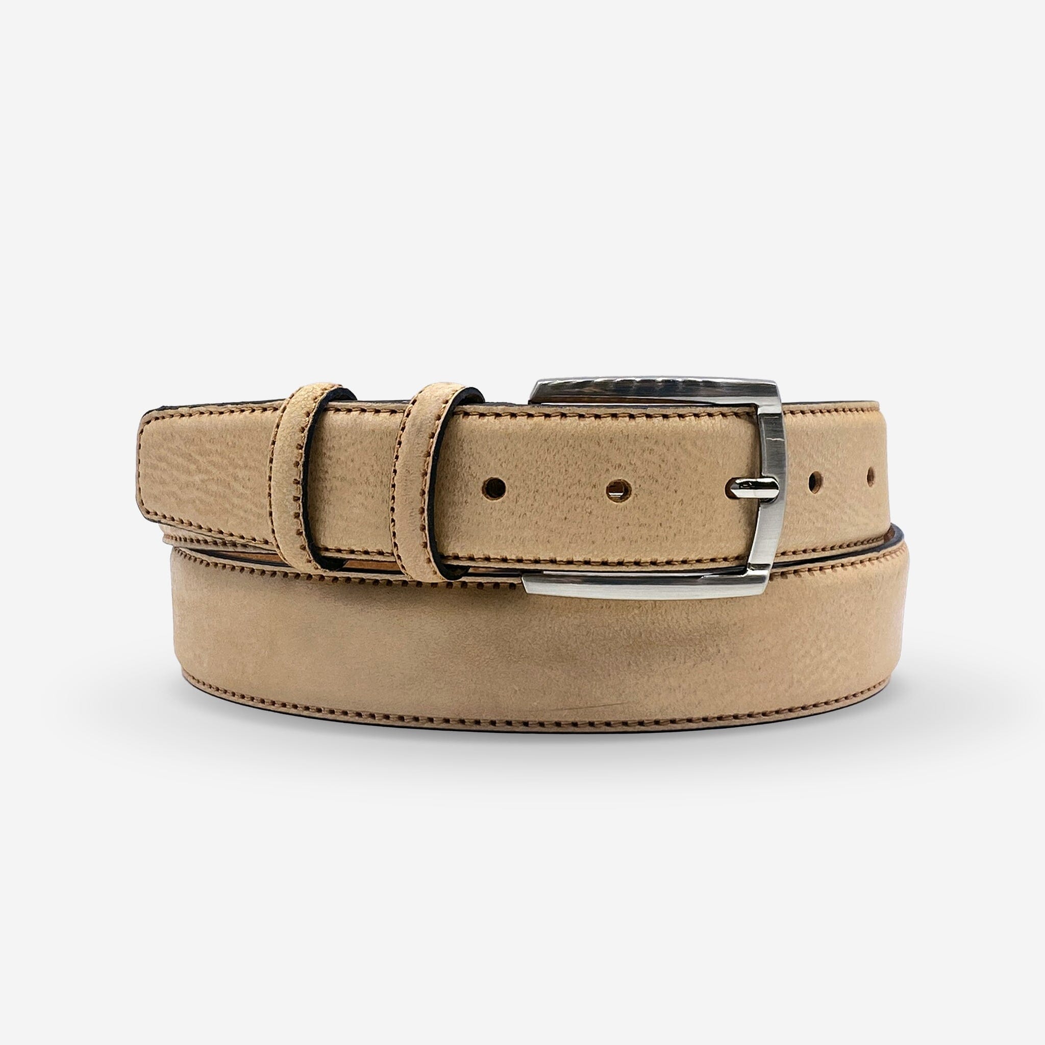 Ceinture cuir de vachette homme-Largeur 35mm-CT075 Ceinture Glove Story TABACCO 95/110 - 35