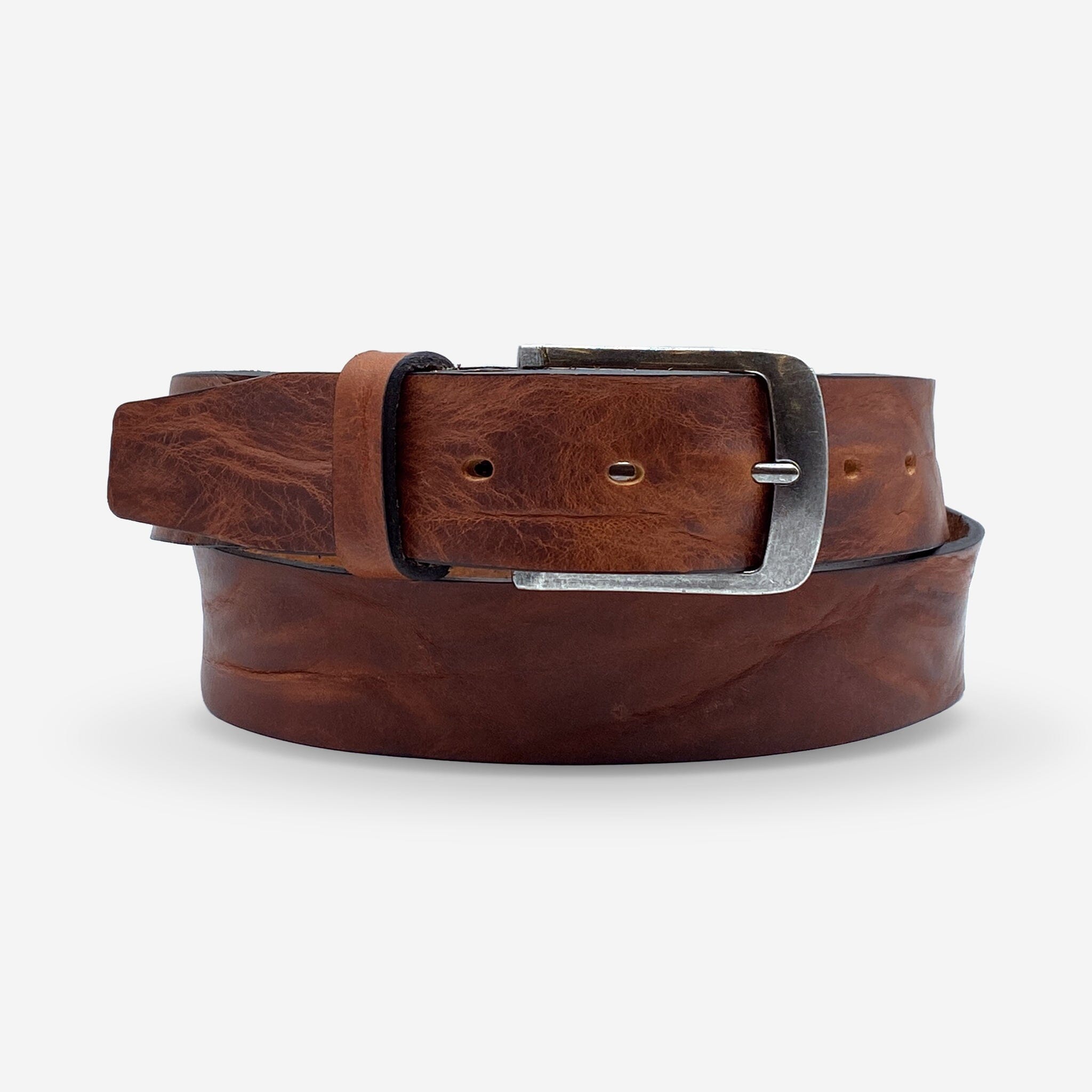 Ceinture cuir de vachette homme-Largeur 40mm-CT050 Ceintures homme Glove Story TABACCO 100/115 - 40