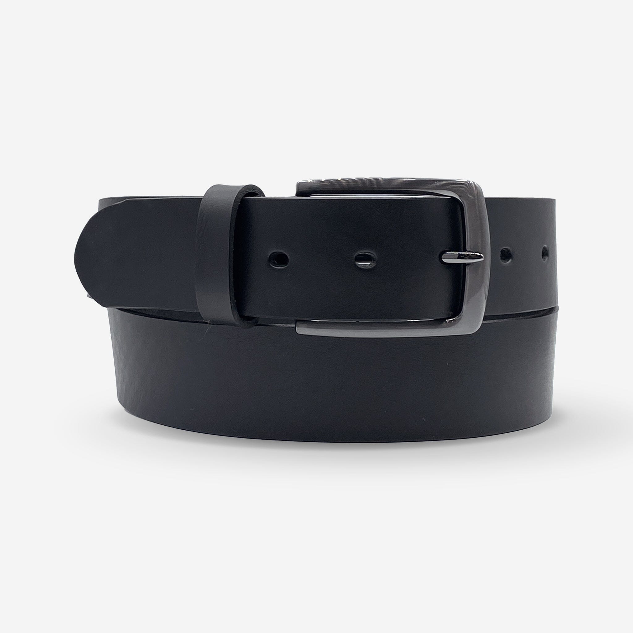 Ceinture cuir de vachette homme-Largeur 40mm-CT080 Ceinture Glove Story NOIR .095/110 - 35