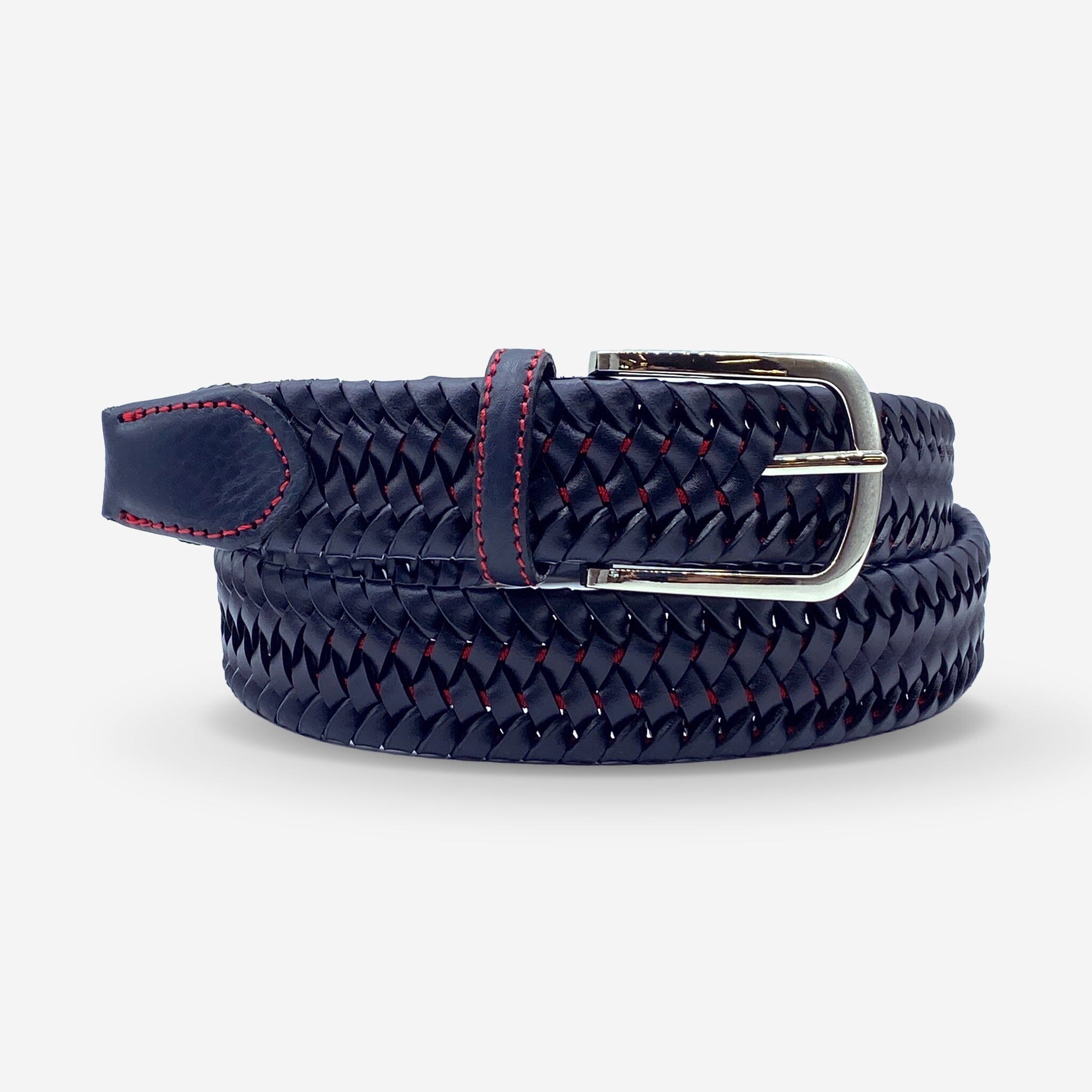 Ceinture cuir regenere homme-Largeur 35mm-CT060 Ceintures homme Glove Story BLEU 95/110 - 35