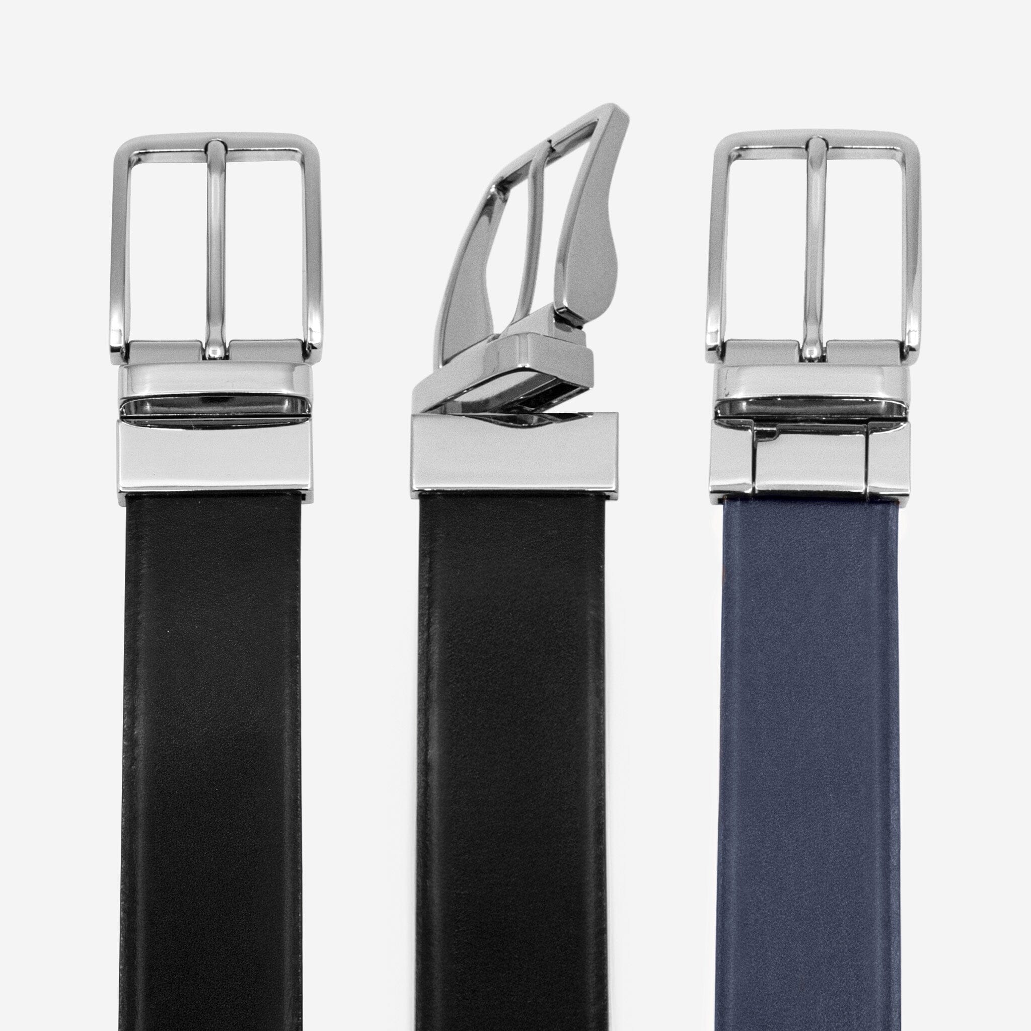 Ceinture REVERSIBLE cuir de vachette homme-Largeur 35mm-CT082 Ceintures homme Glove Story