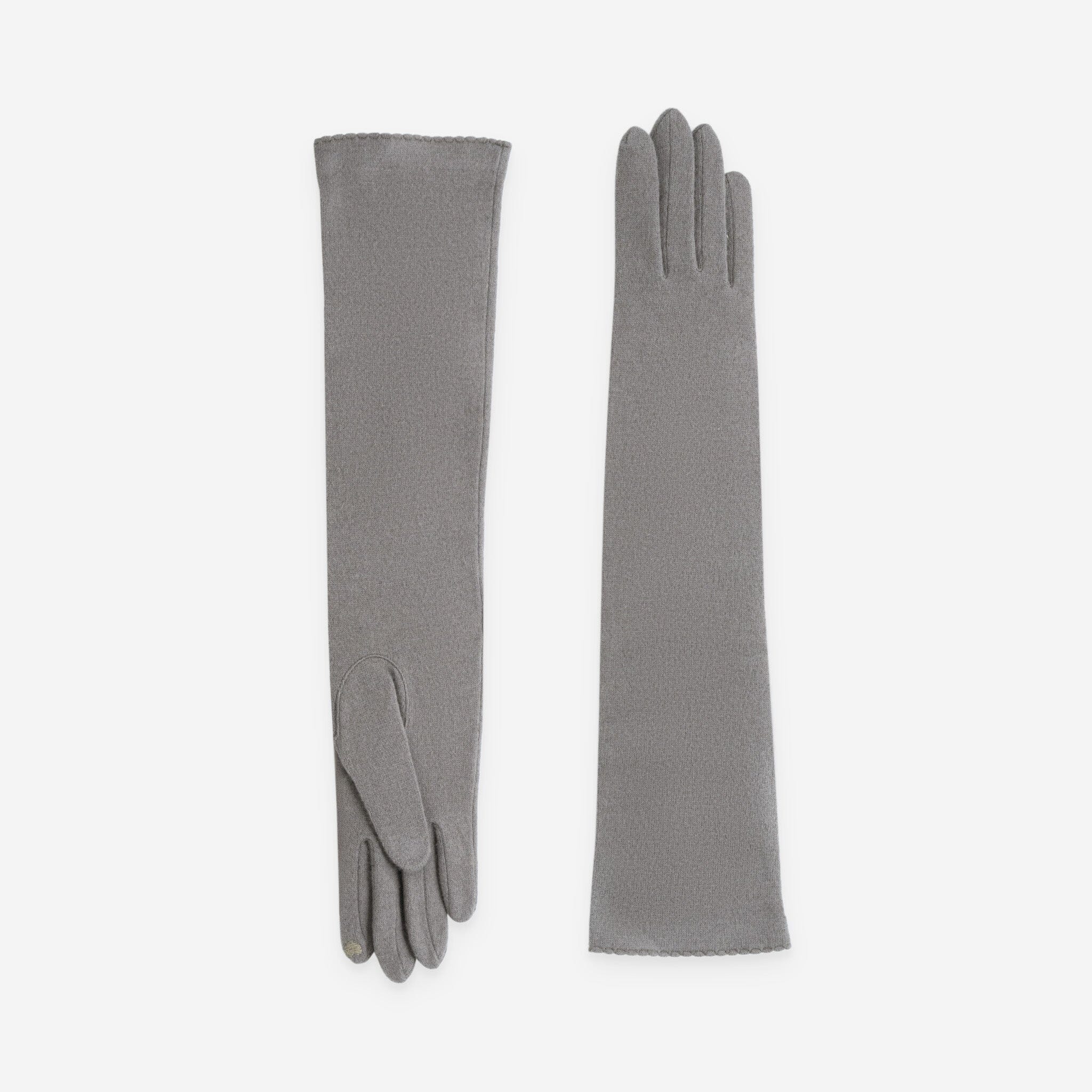 Gants 80% laine 20% nylon-Tactile-31107NF Gants laine femme Glove Story Taupe TU