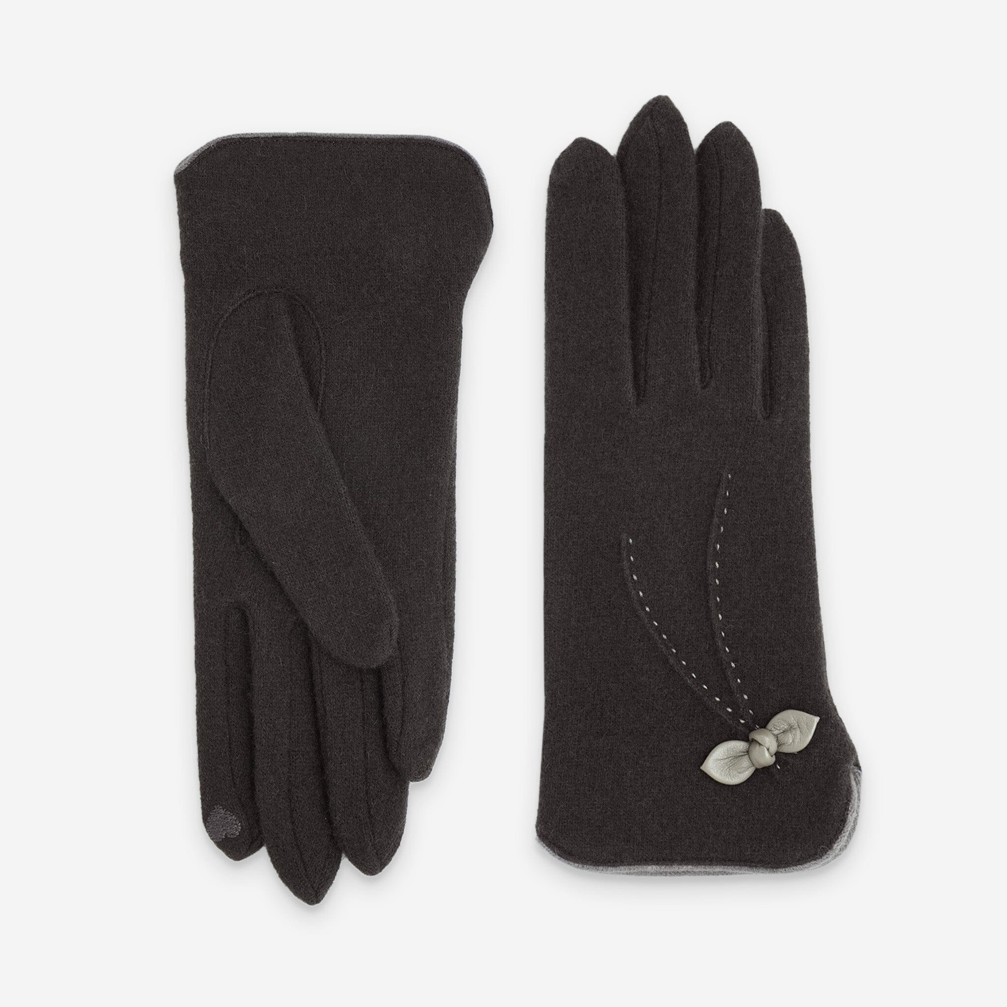 Gants 80% laine 20% nylon-Tactile-31131NF Gants laine femme Glove Story Choco TU