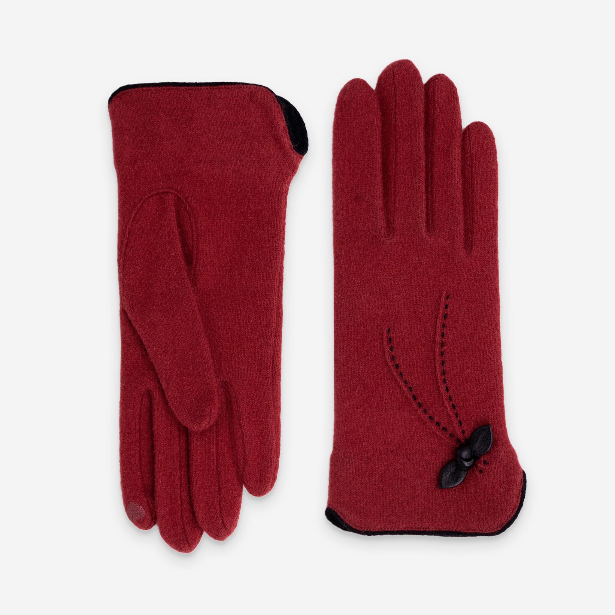 Gants 80% laine 20% nylon-Tactile-31131NF Gants laine femme Glove Story Rouge TU