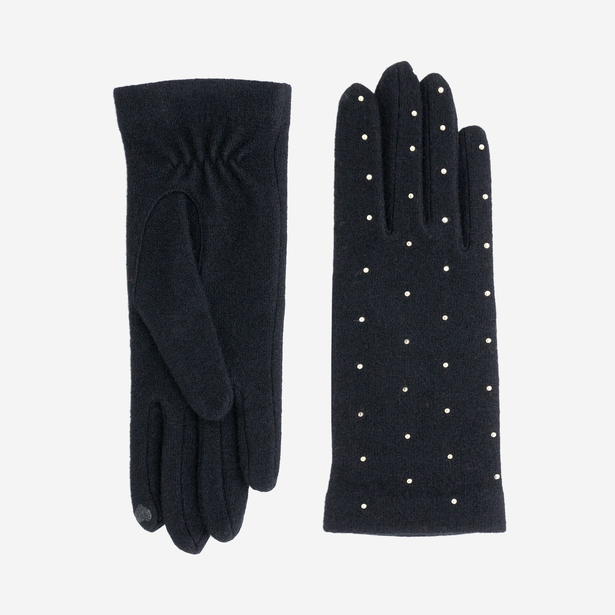 Gants 80% laine 20% nylon-Tactile-31137NF Gants laine femme Glove Story Noir TU