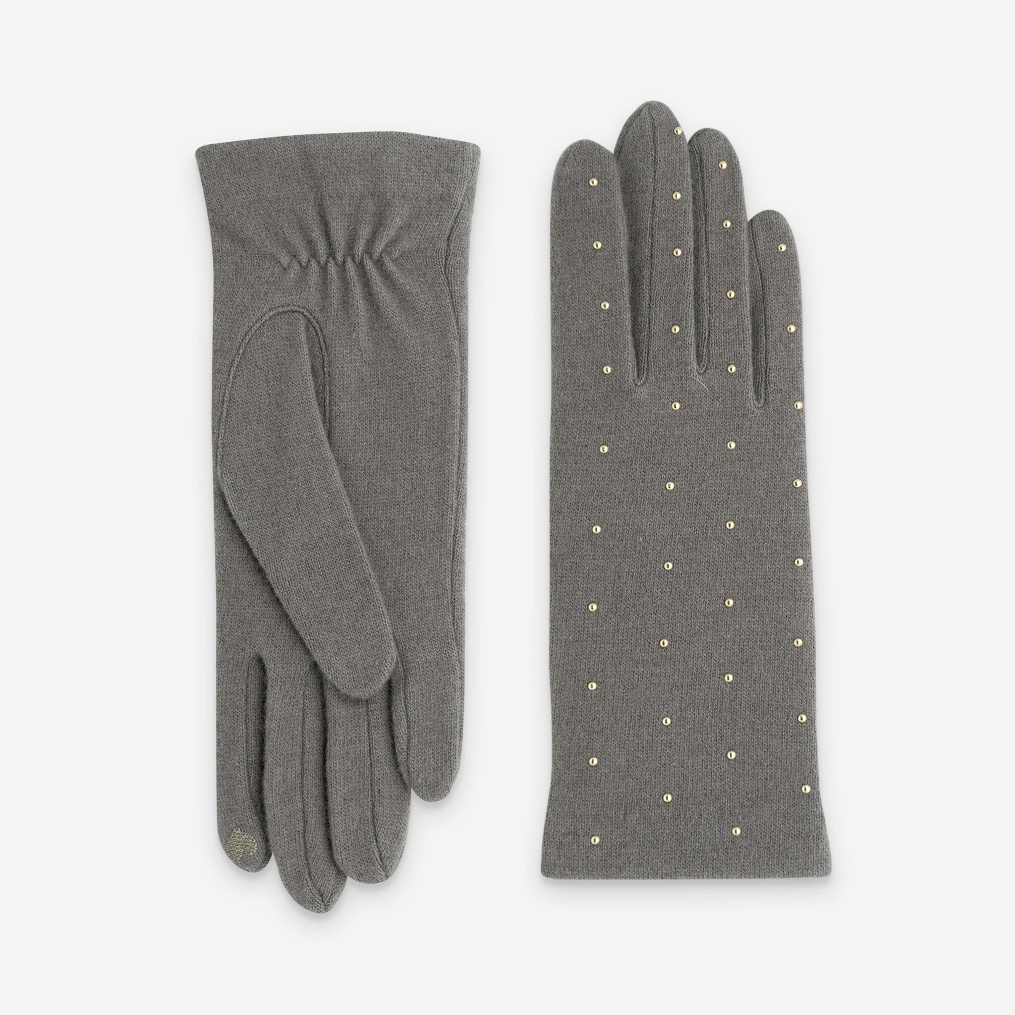 Gants 80% laine 20% nylon-Tactile-31137NF Gants laine femme Glove Story Taupe TU