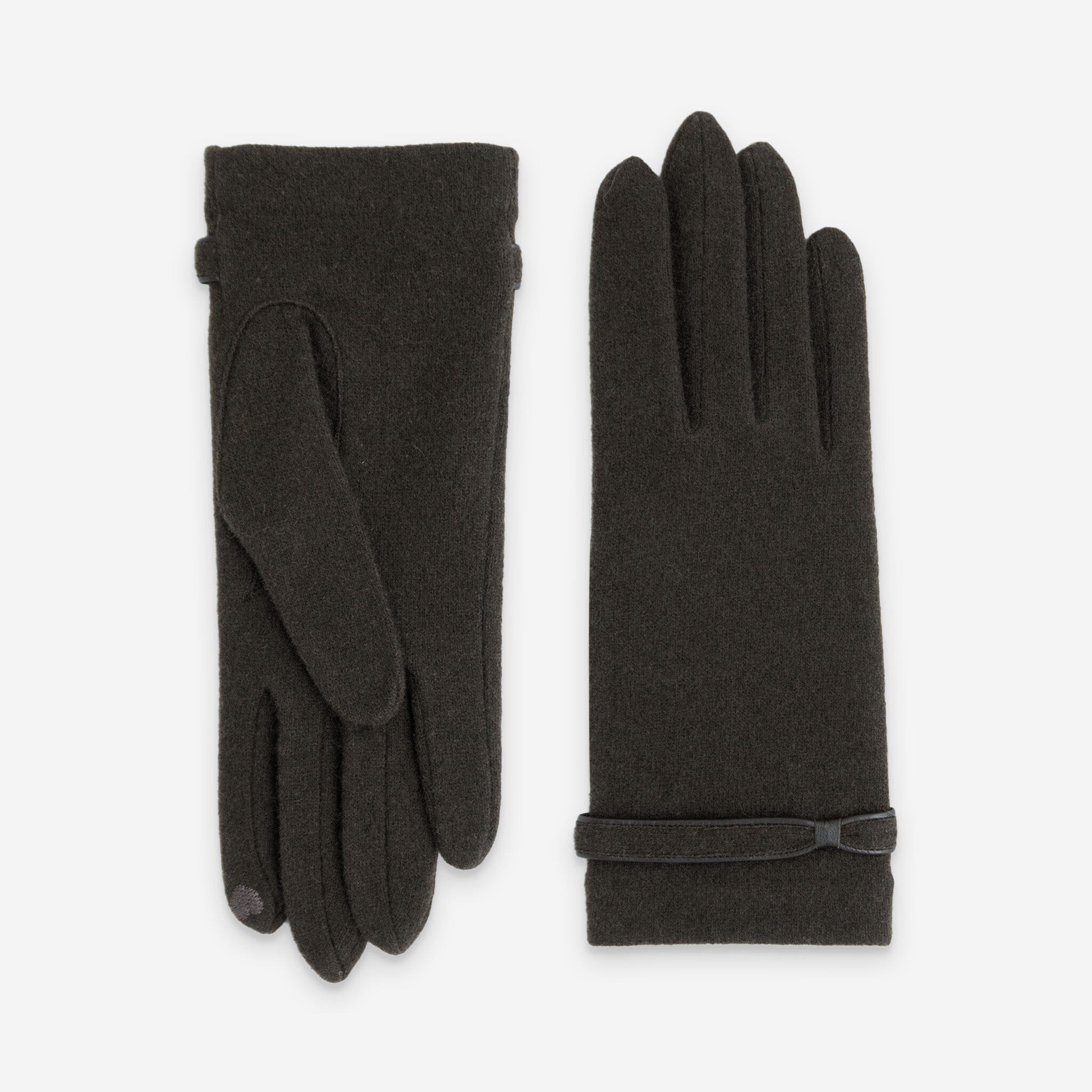 Gants 80% laine 20% nylon-Tactile-31159NF Gants laine femme Glove Story Choco TU