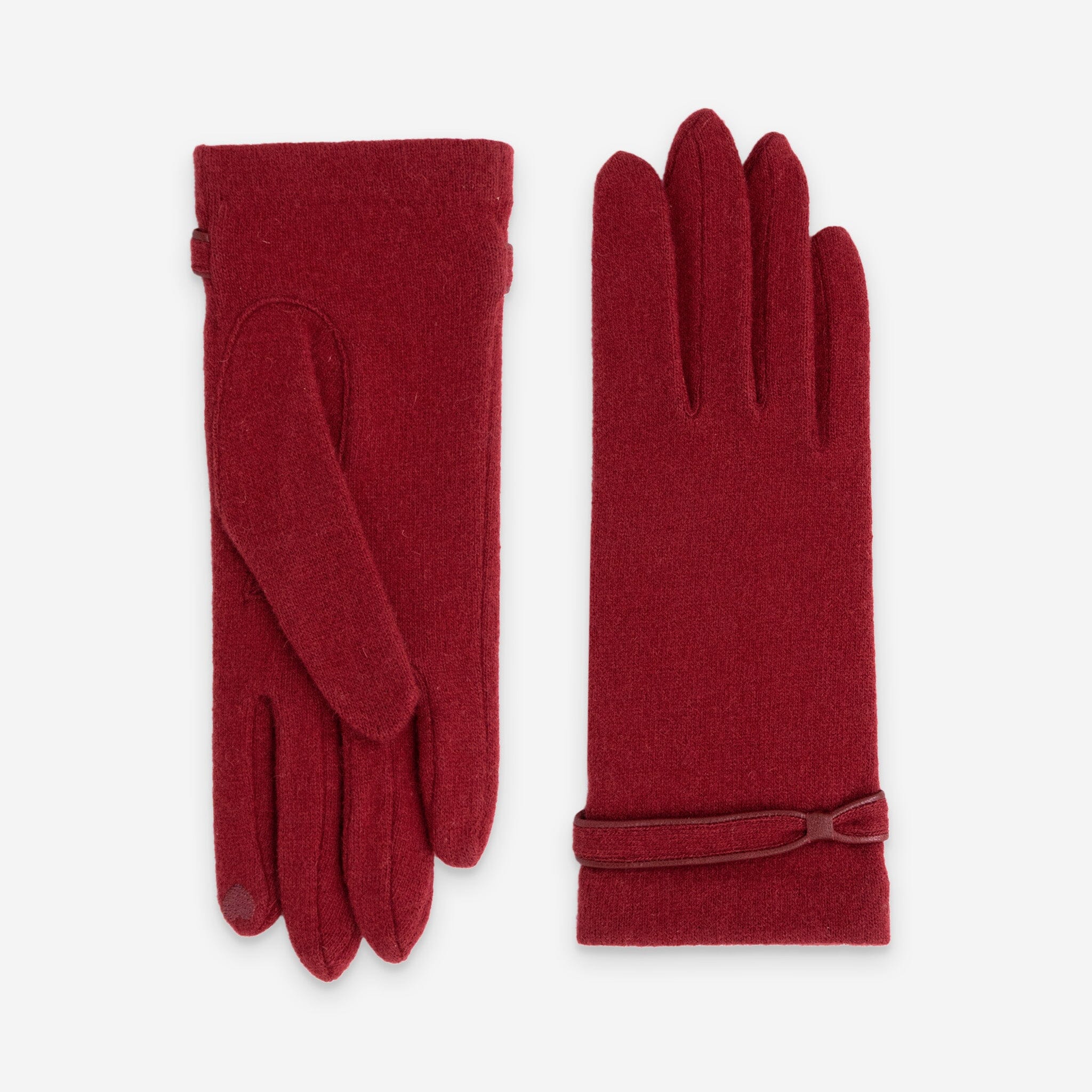 Gants 80% laine 20% nylon-Tactile-31159NF Gants laine femme Glove Story Rouge TU