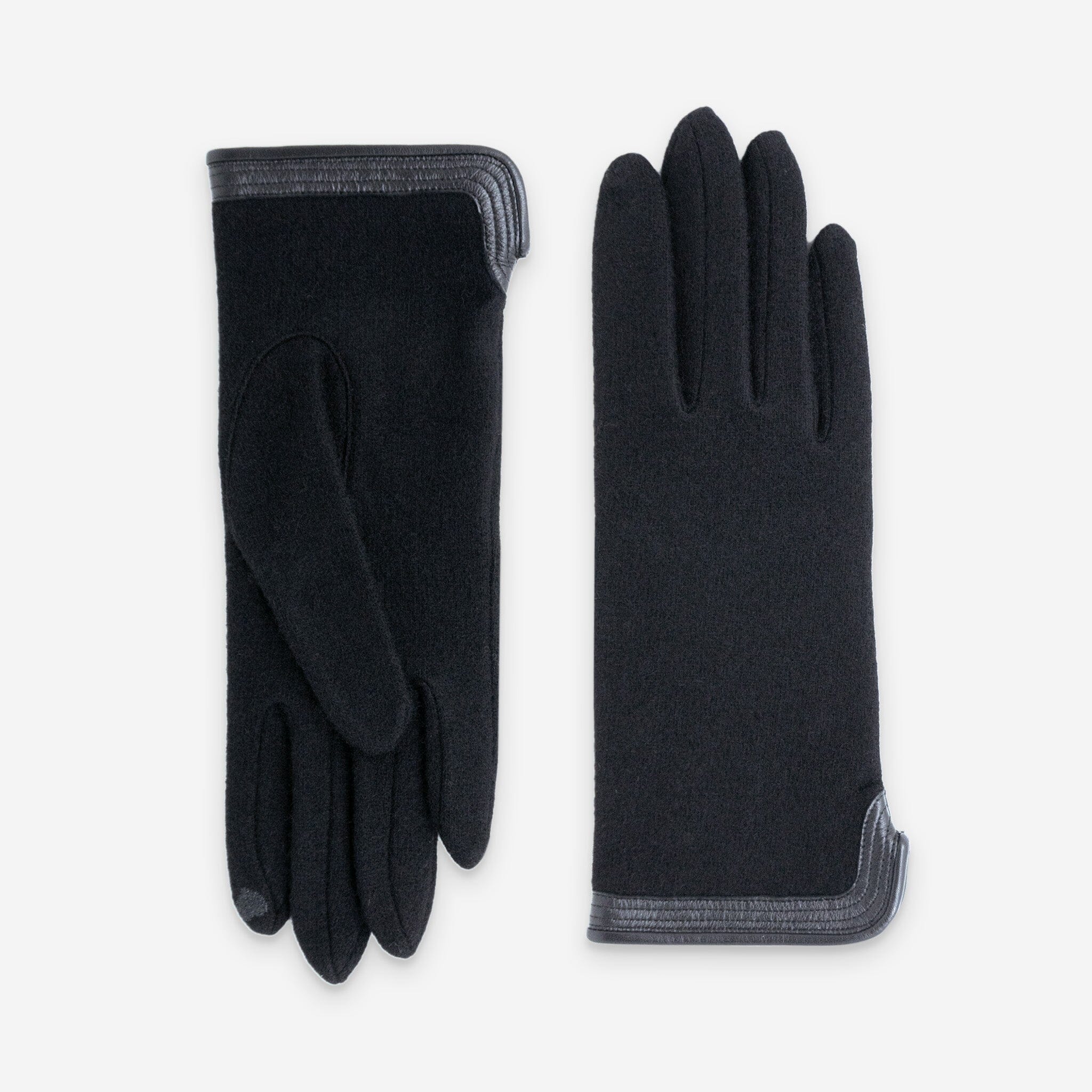 Gants 80% laine 20% nylon-Tactile-31166NF Gants laine femme Glove Story Noir TU