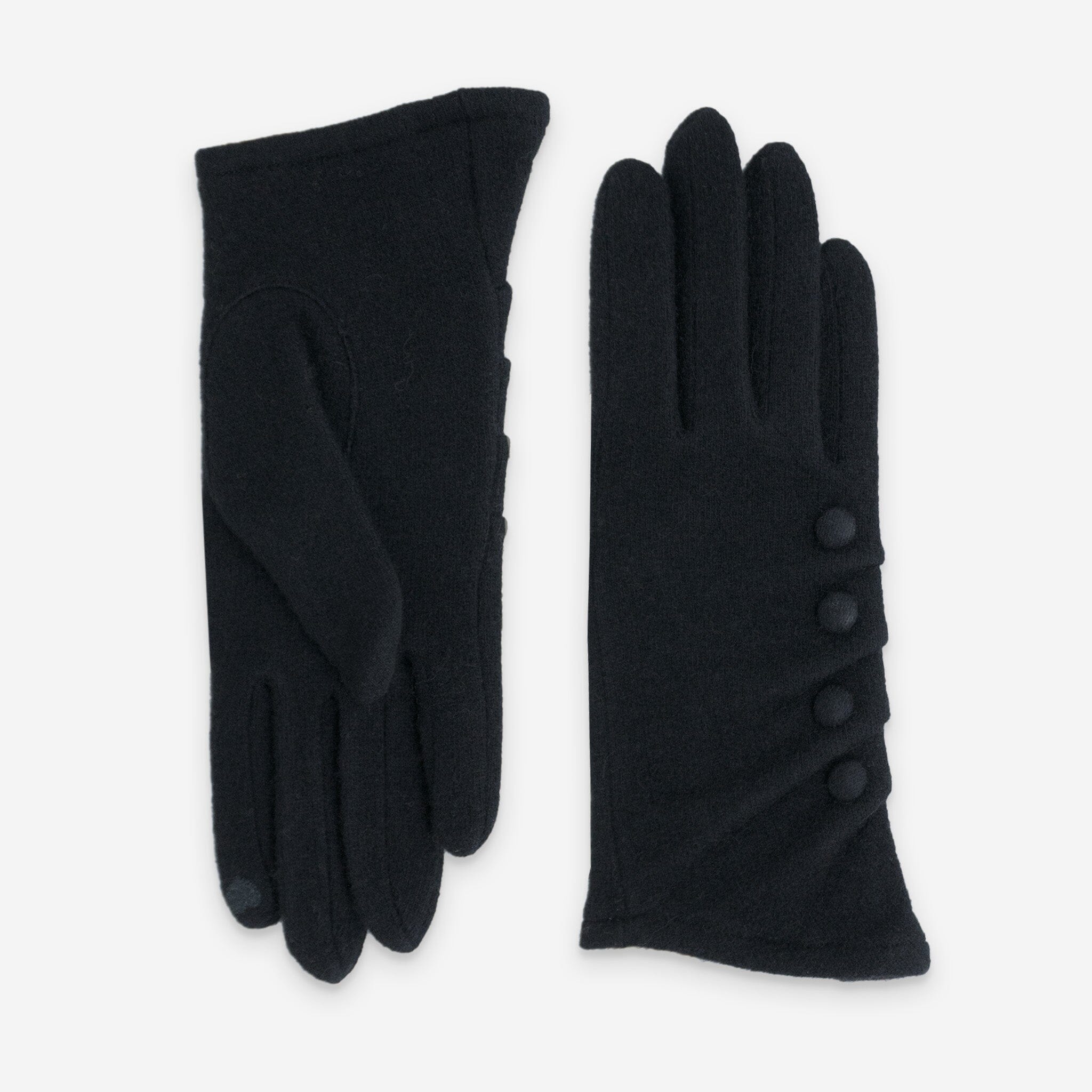 Gants 80% laine 20% nylon-Tactile-31175NF Gants laine femme Glove Story Noir TU