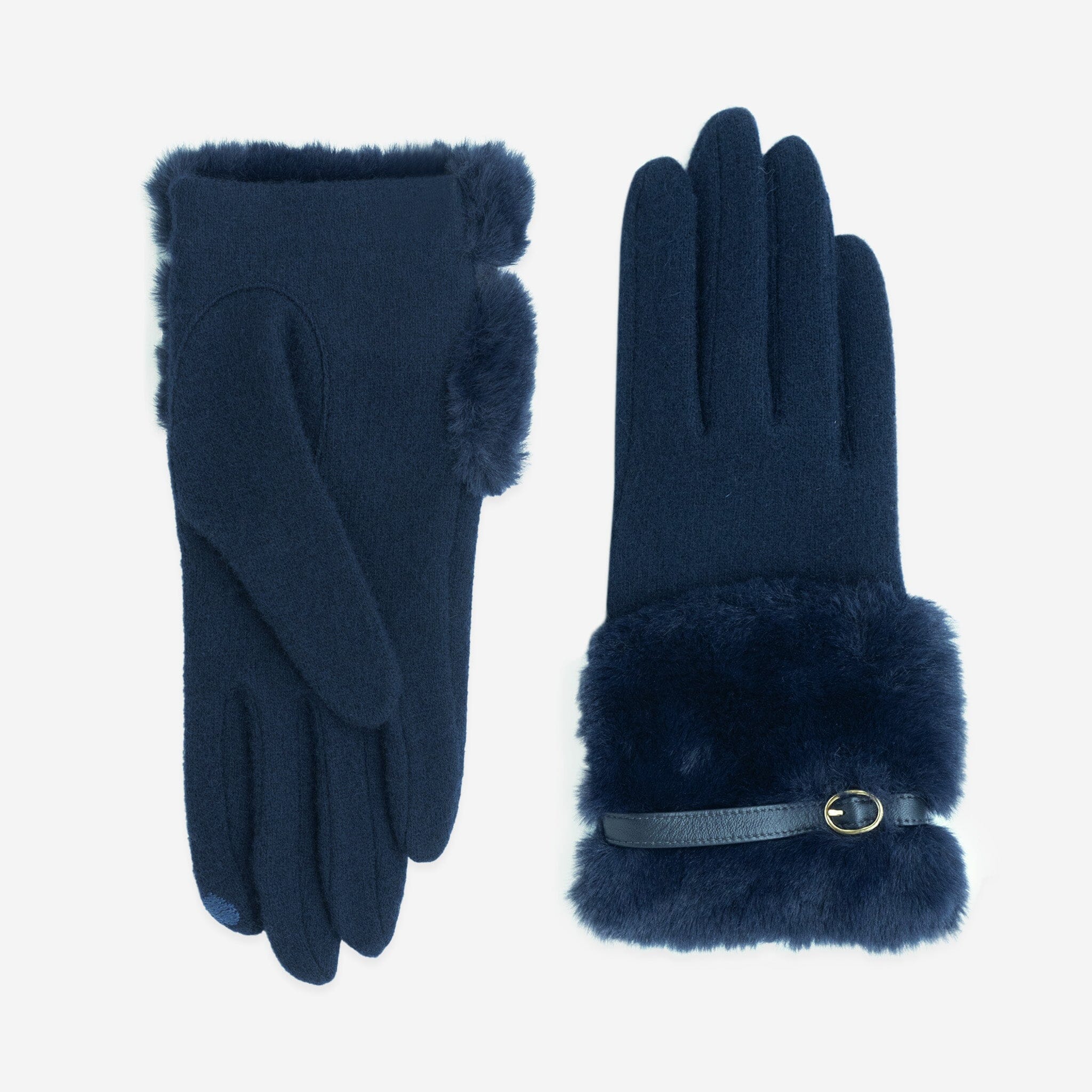 Gants 80% laine 20% nylon-Tactile-31184NF Gants laine femme Glove Story Deep Blue TU