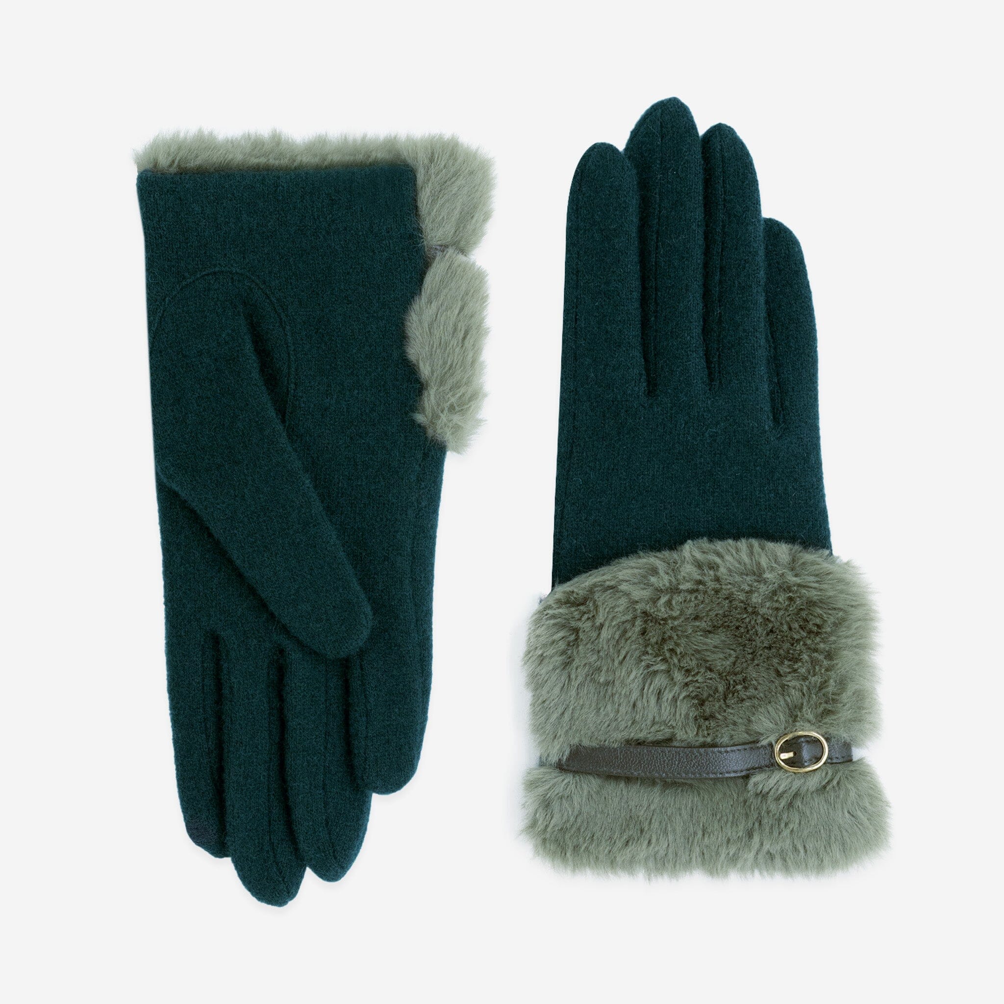 Gants 80% laine 20% nylon-Tactile-31184NF Gants laine femme Glove Story Pine TU