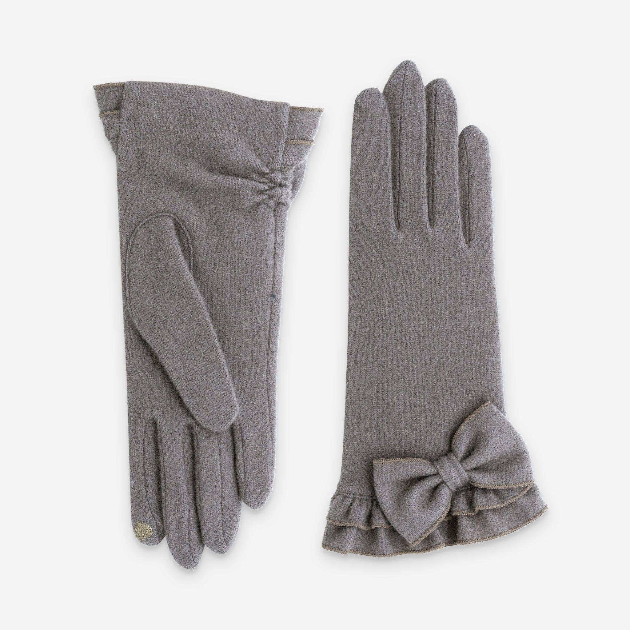 Gants 80% laine 20% nylon-Tactile-31185NF Gants laine femme Glove Story Taupe TU
