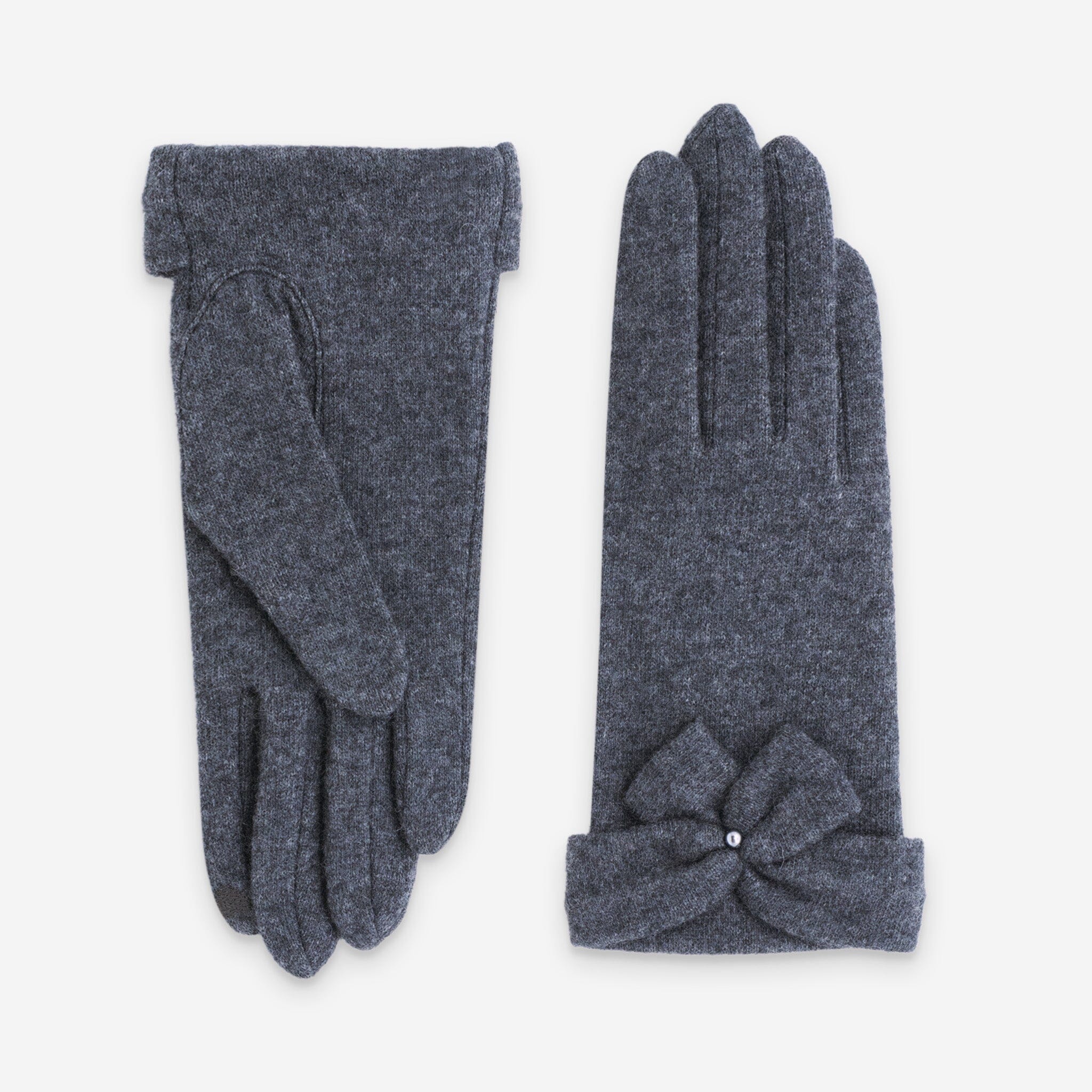 Gants 80% laine 20% nylon-Tactile-31186NF Gants laine femme Glove Story Gris TU