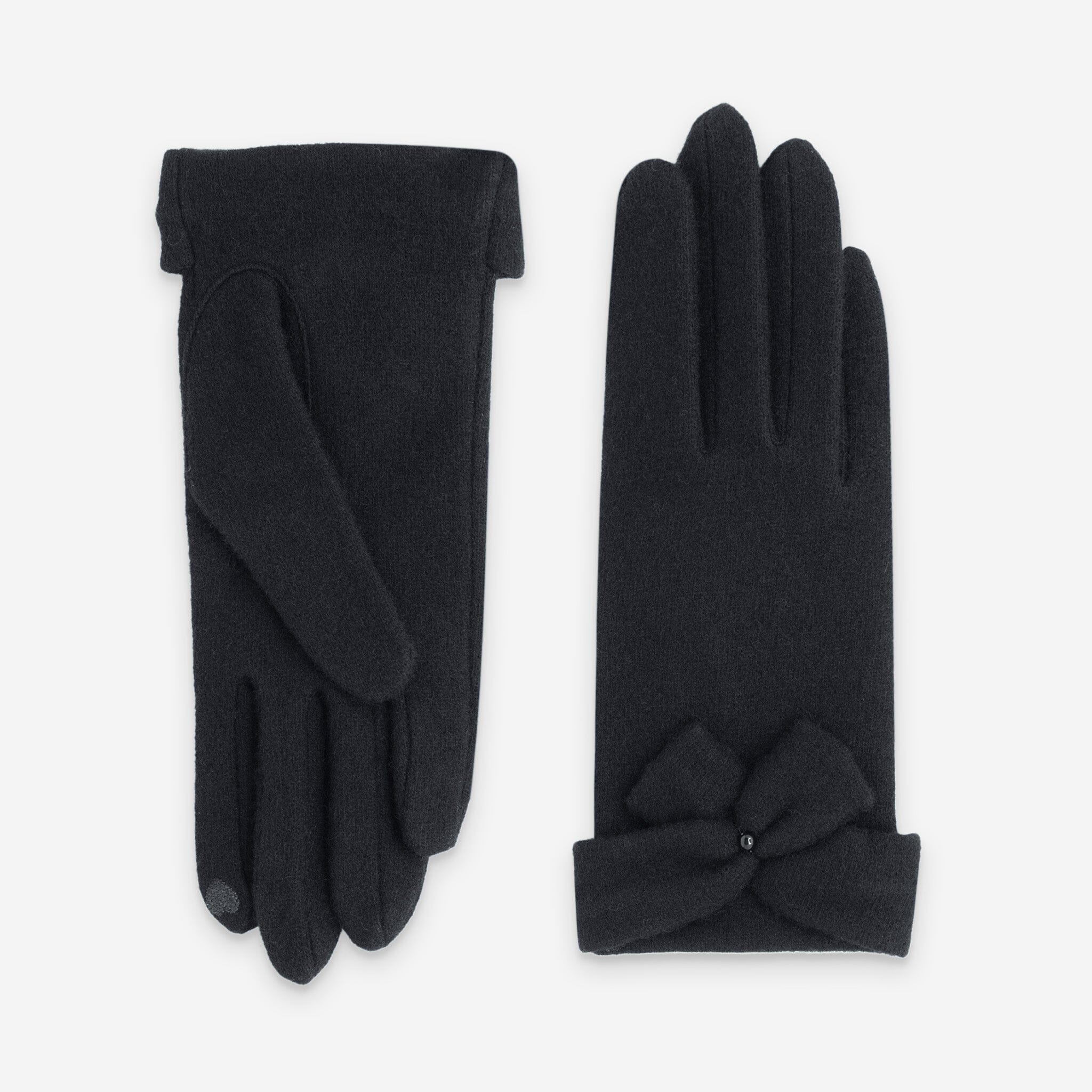 Gants 80% laine 20% nylon-Tactile-31186NF Gants laine femme Glove Story Noir TU