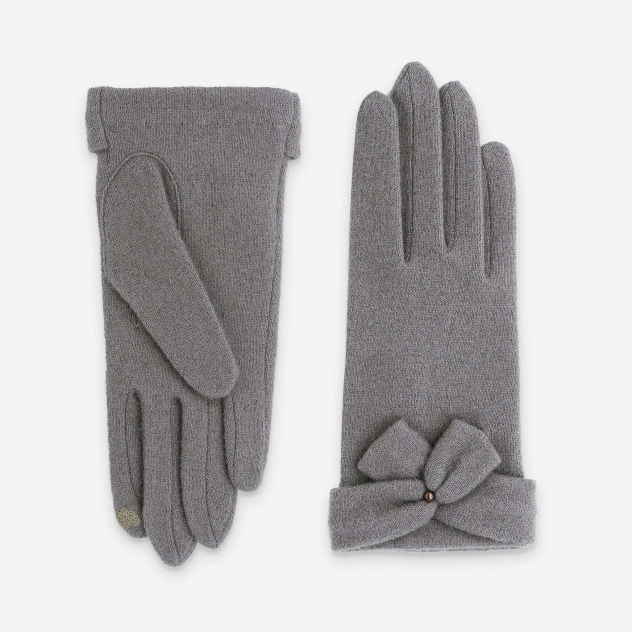 Gants 80% laine 20% nylon-Tactile-31186NF Gants laine femme Glove Story Taupe TU