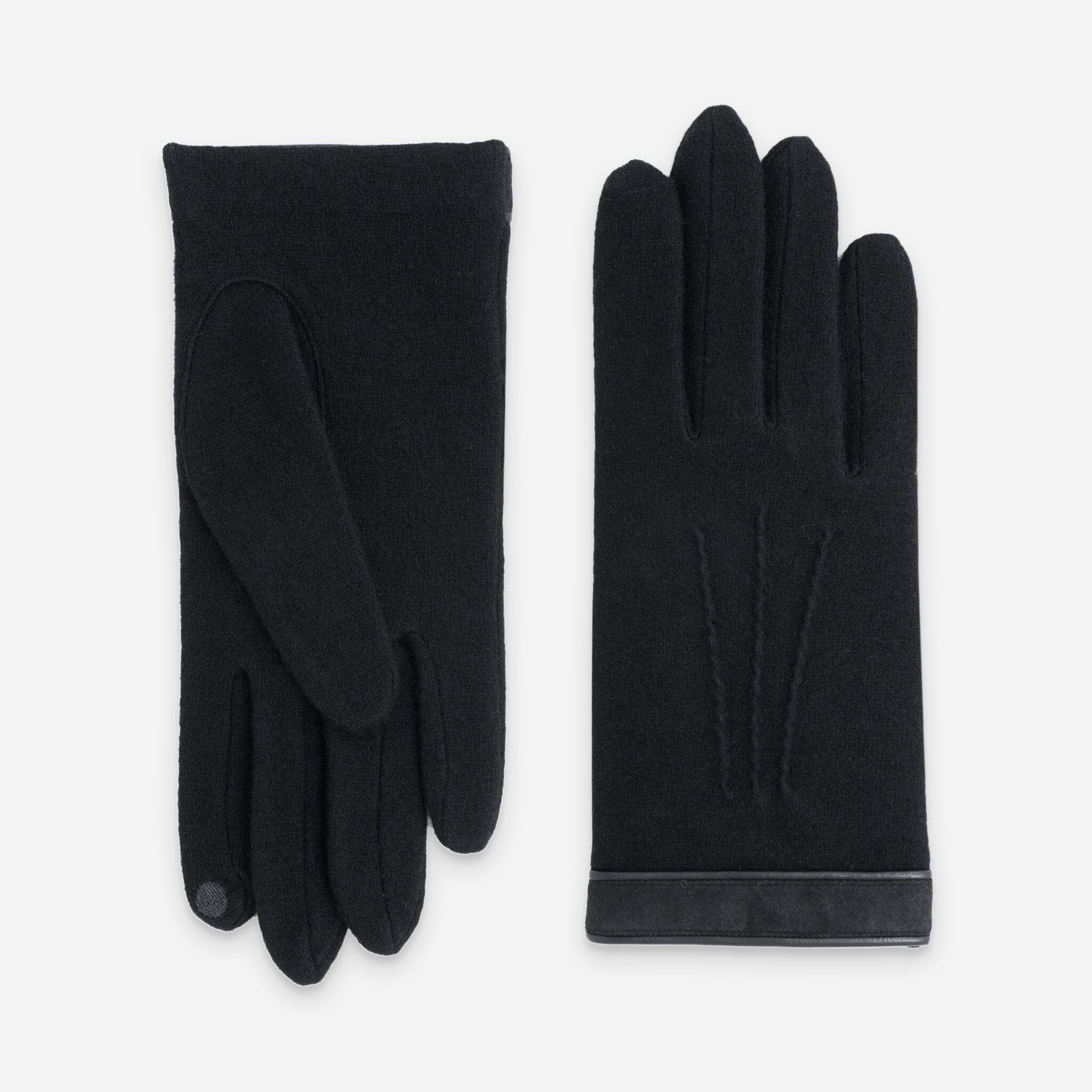 Gants 80% laine 20% nylon-Tactile-32008NF Gants laine homme Glove Story Noir TU