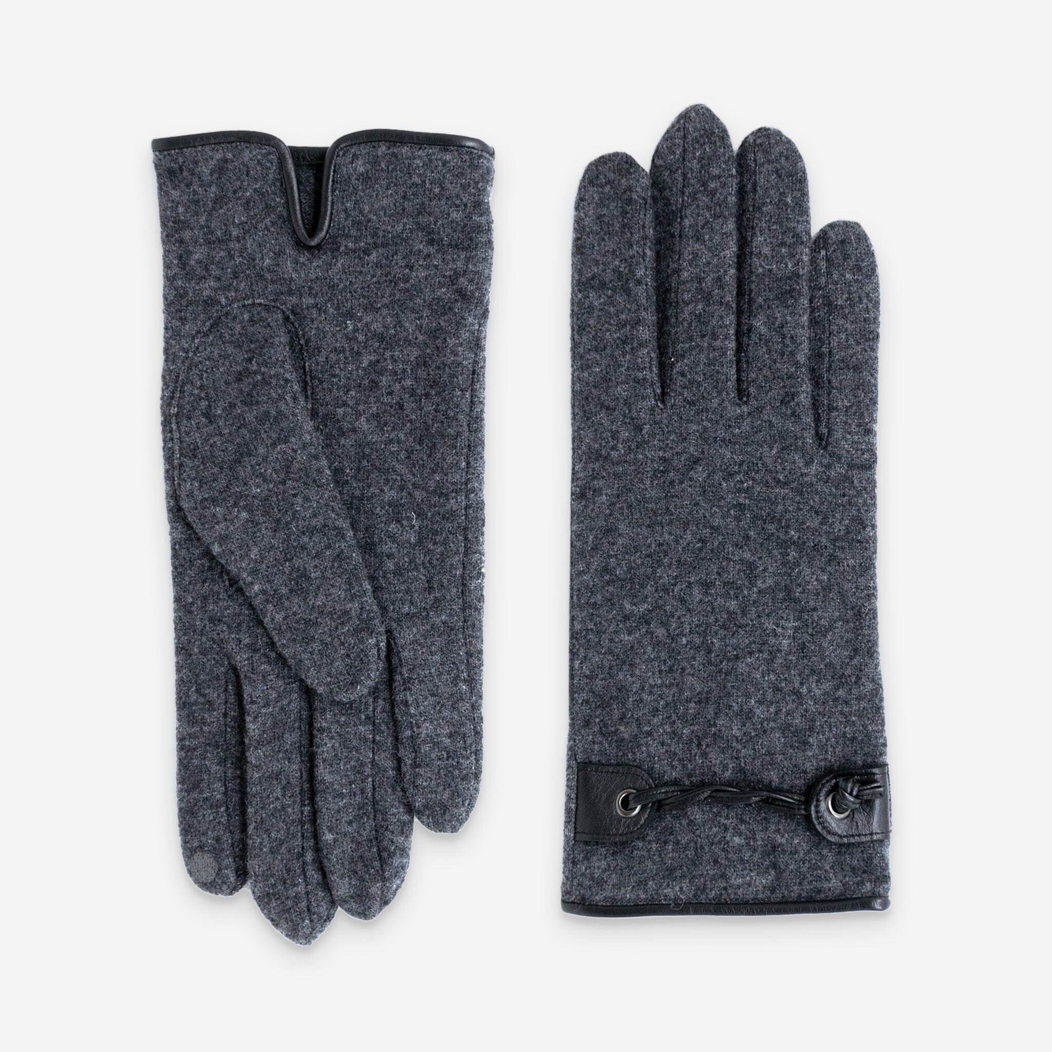 Gants 80% laine 20% nylon-Tactile-32009NF Gants laine homme Glove Story Gris TU