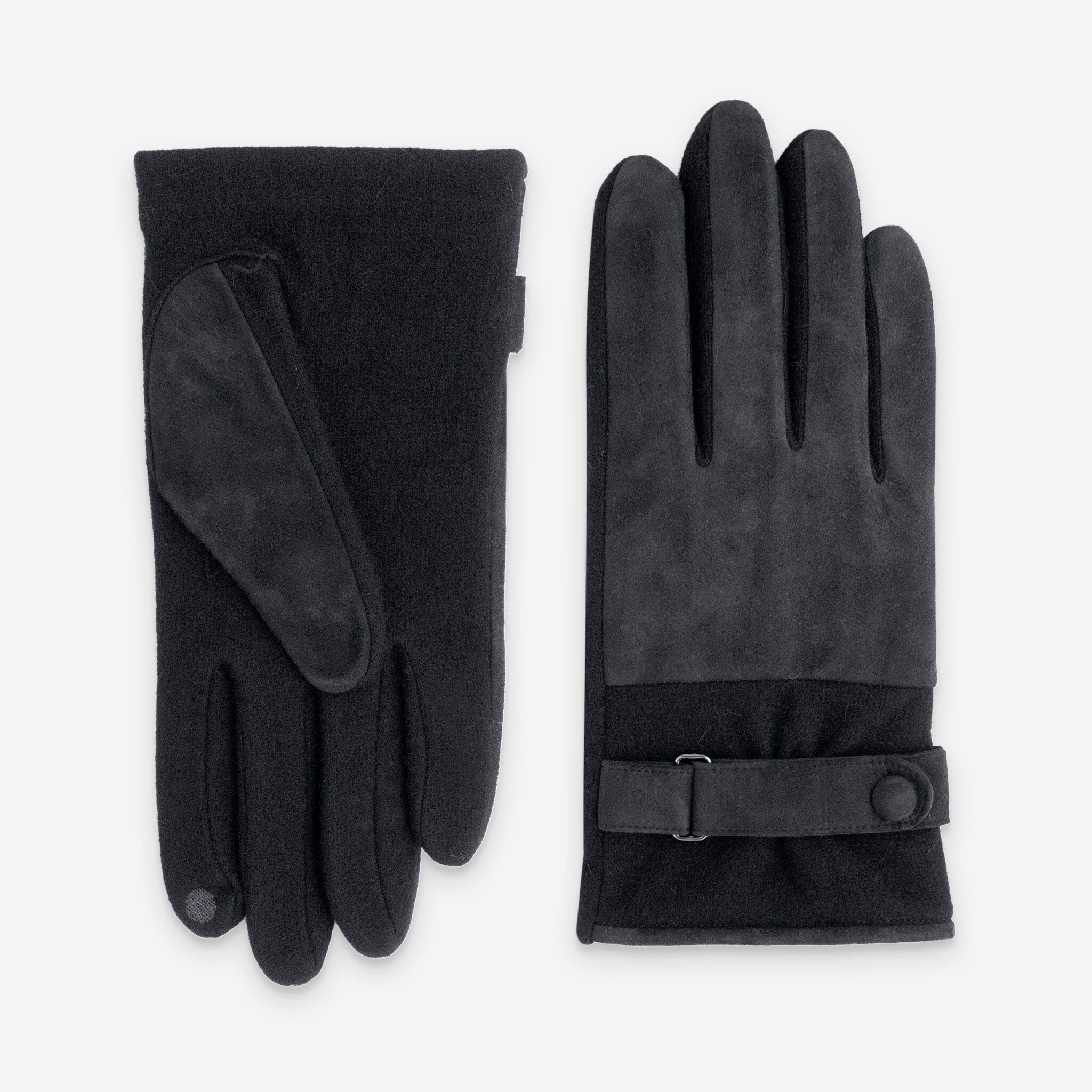 Gants 80% laine 20% nylon-Tactile-32013NF Gants laine homme Glove Story Noir TU