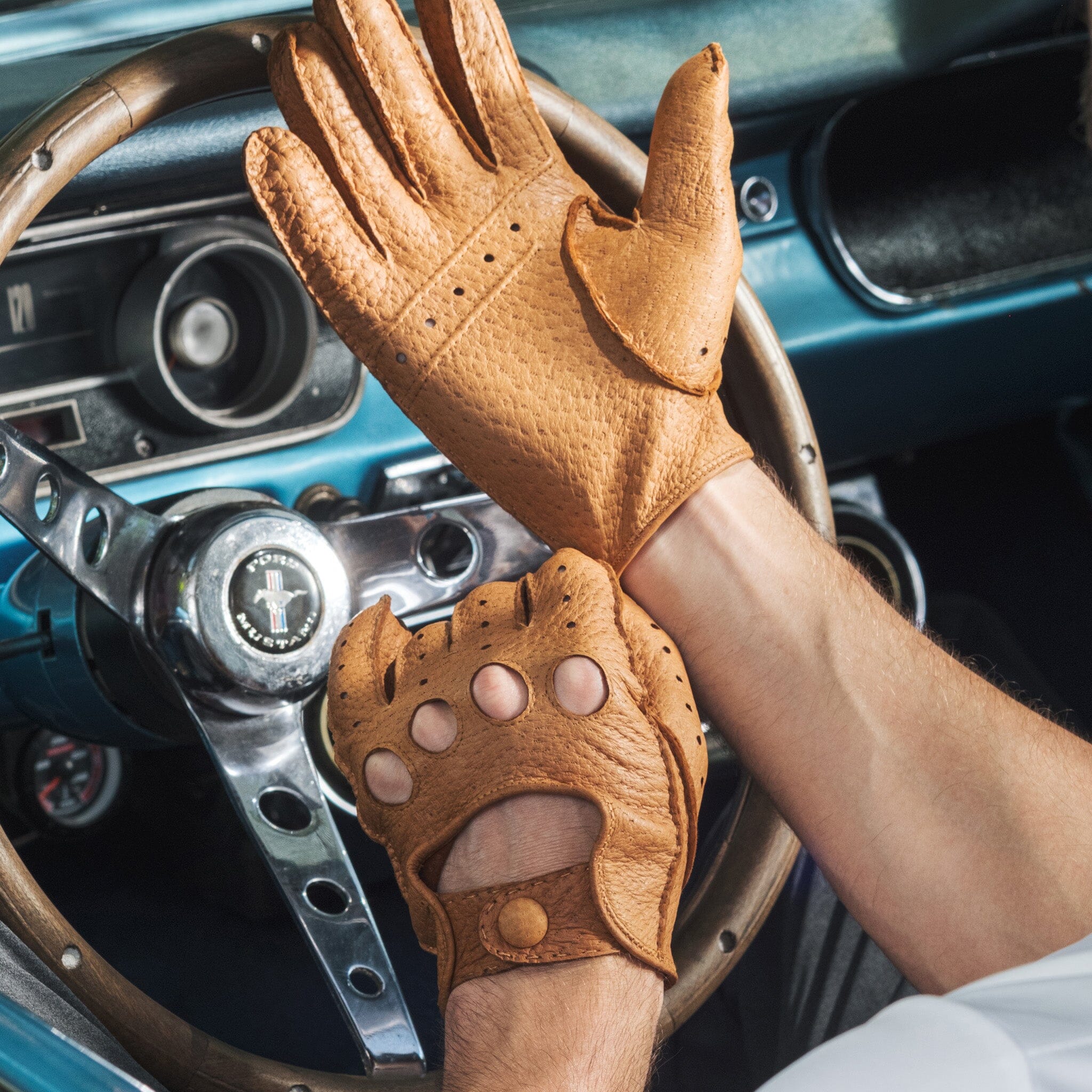 Gants conduite Homme Pecari-non double-22114NF Gants de conduite homme Glove Story