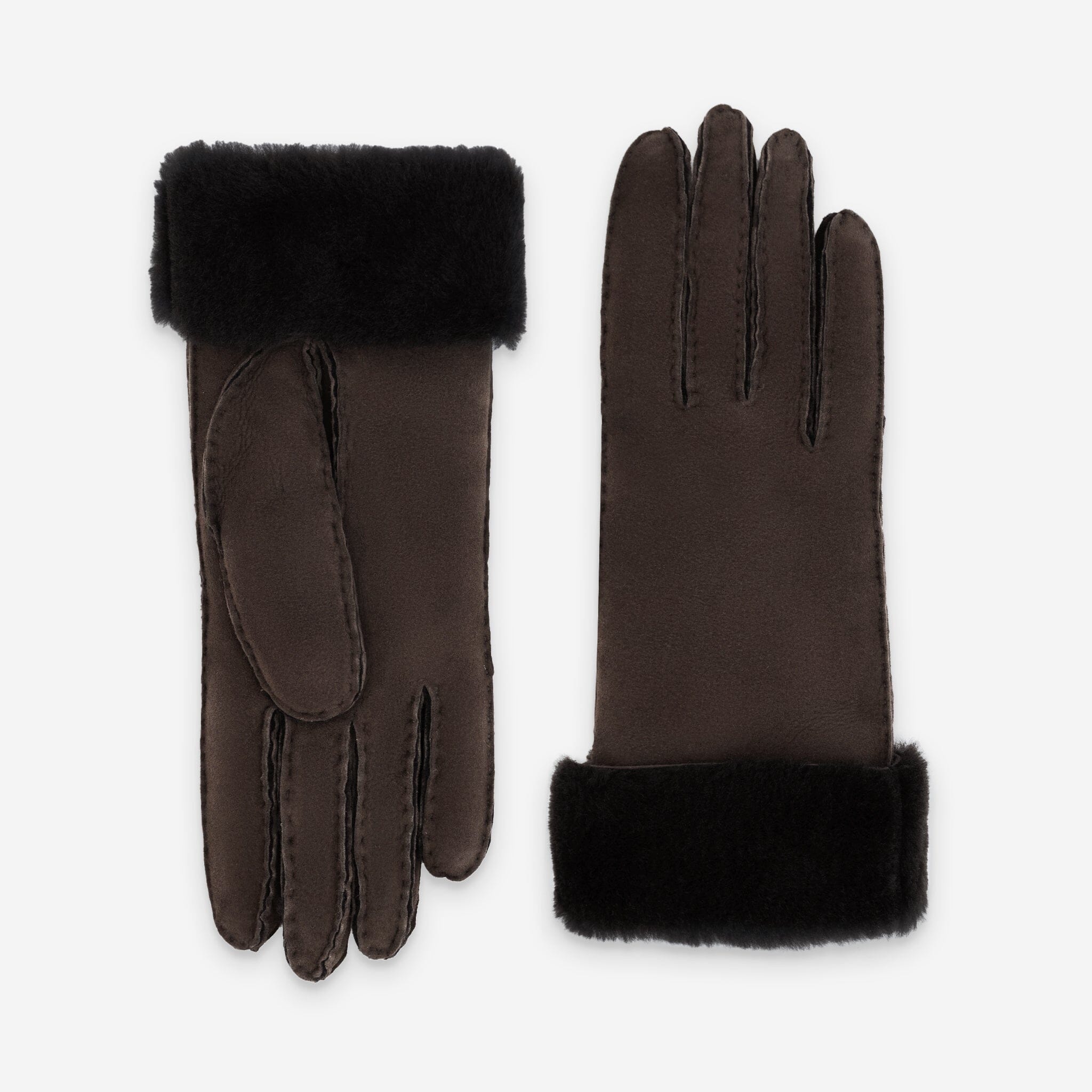 Gants cuir 100% mouton-21429SH Gant Glove Story Choco 6