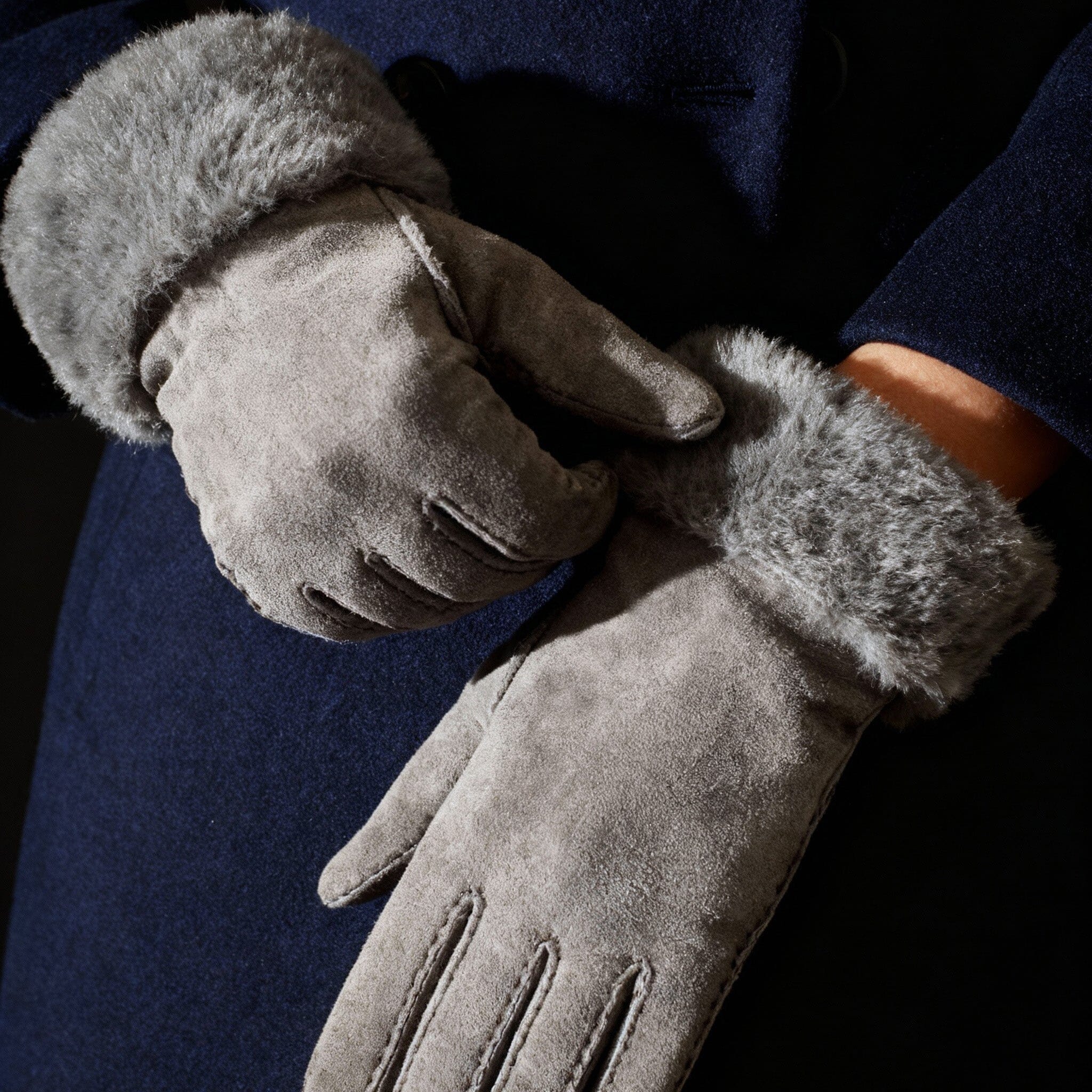 Gants cuir 100% mouton-21429SH Gants cuir femme prestige Glove Story