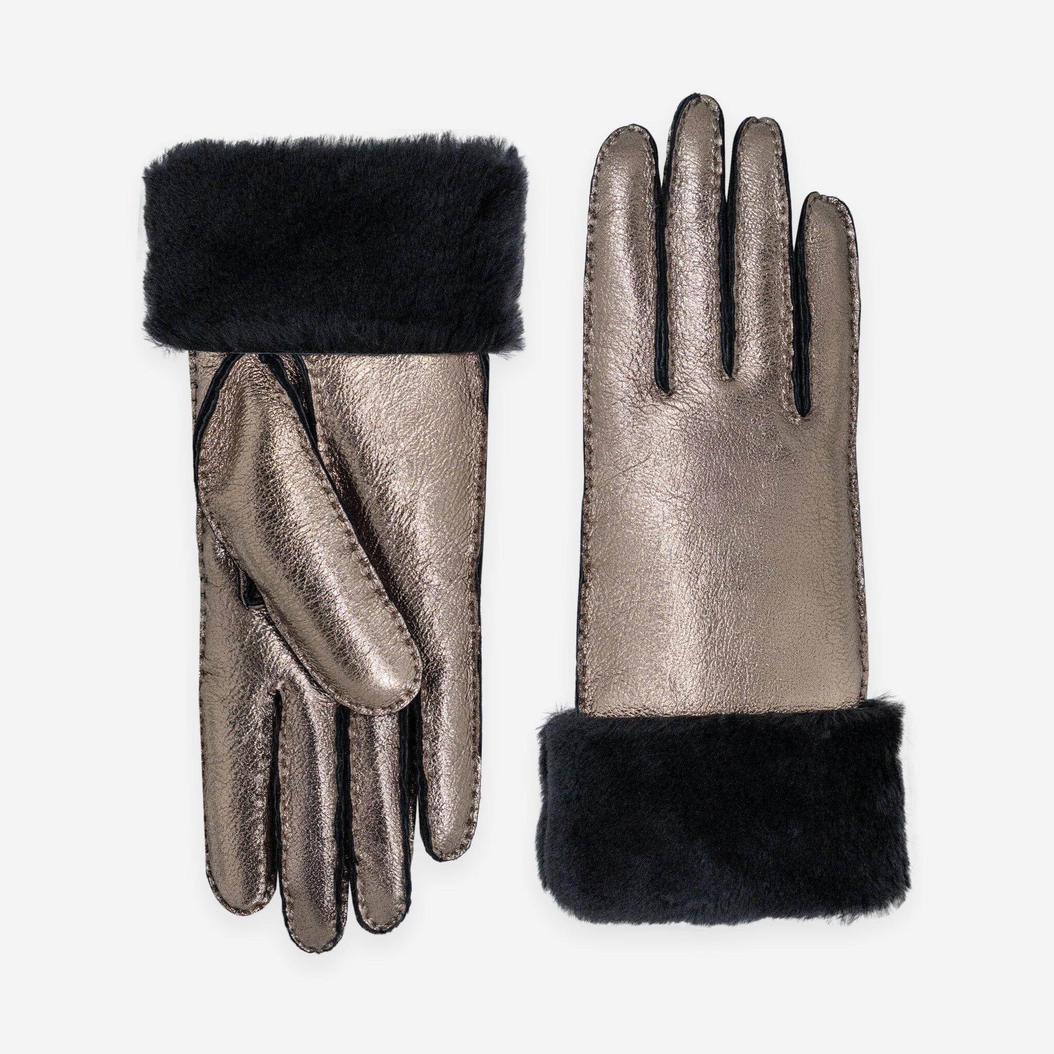 Gants cuir 100% mouton-21429SH Gants cuir femme prestige Glove Story Silver 6