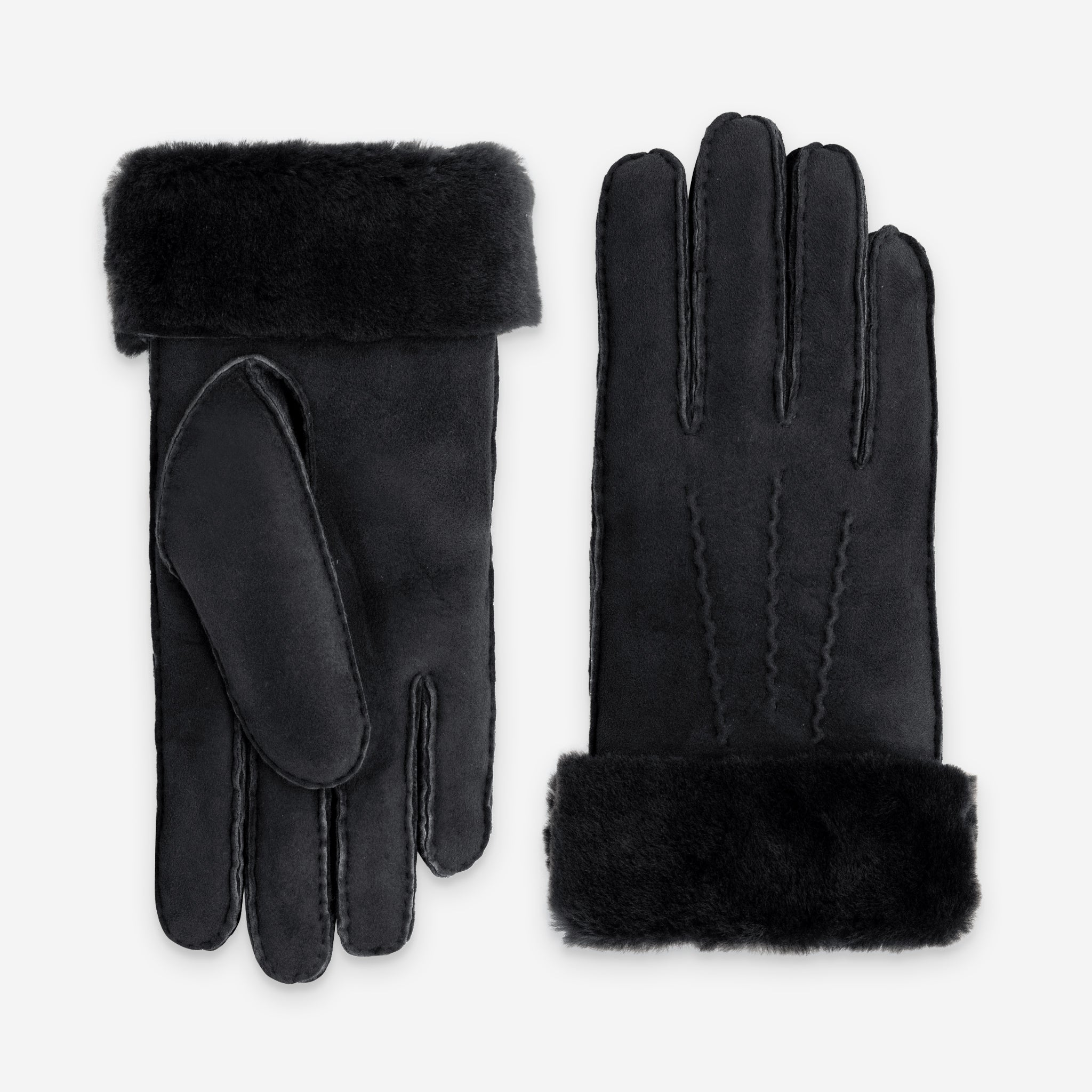 Gants cuir-100% mouton-22083SH Gants cuir homme prestige Glove Story Noir 8