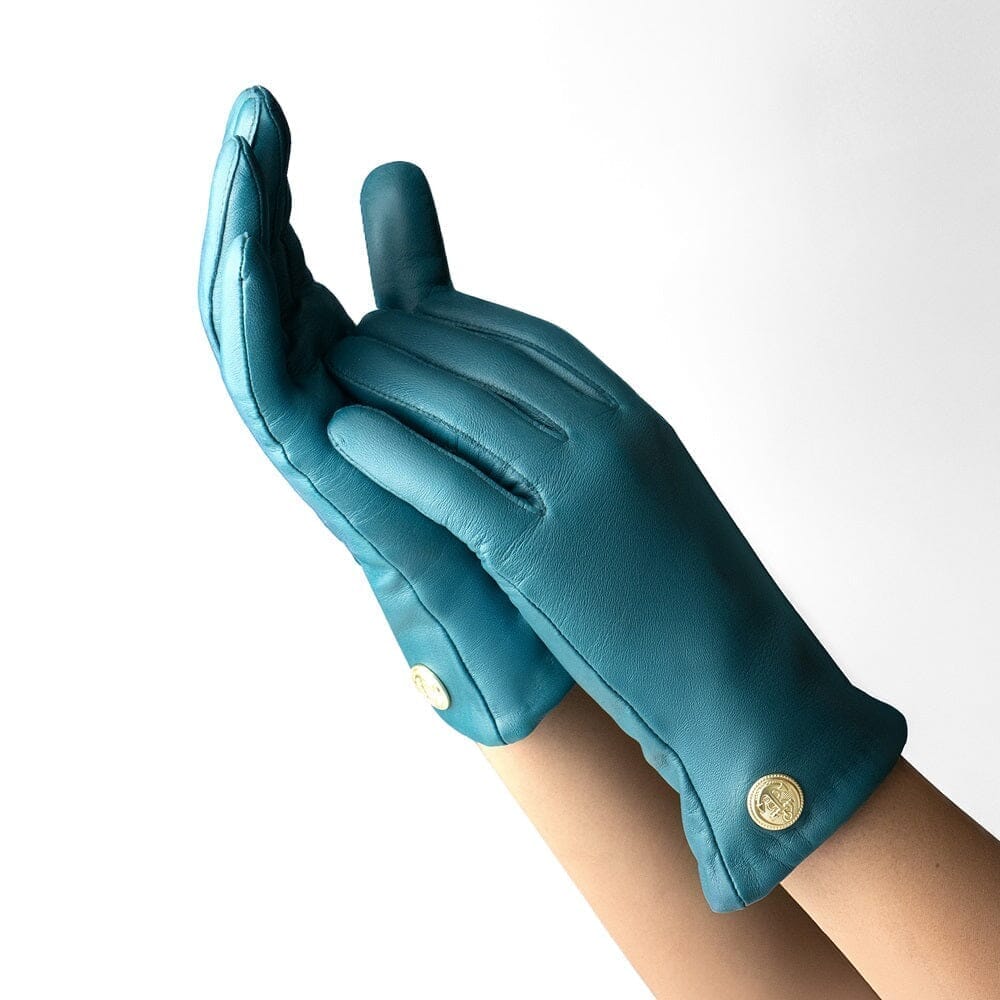 Gants cuir agneau-100% cachemire-21525CA Gants cuir femme prestige Glove Story