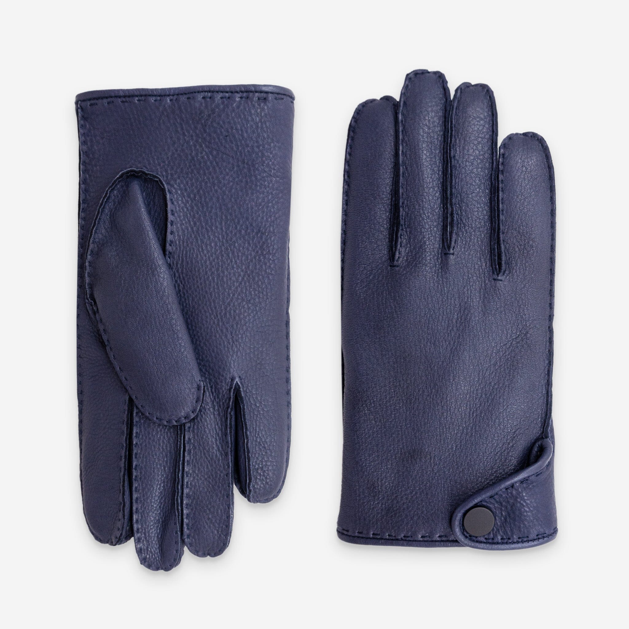 Gants cuir agneau-100% cachemire-22132CA Gants cuir homme prestige Glove Story Deep Blue 7.5