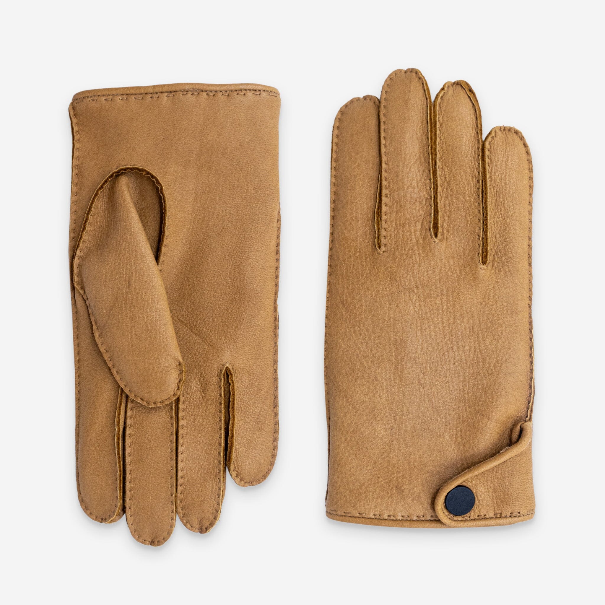Gants cuir agneau-100% cachemire-22132CA Gants cuir homme prestige Glove Story Sable 7.5