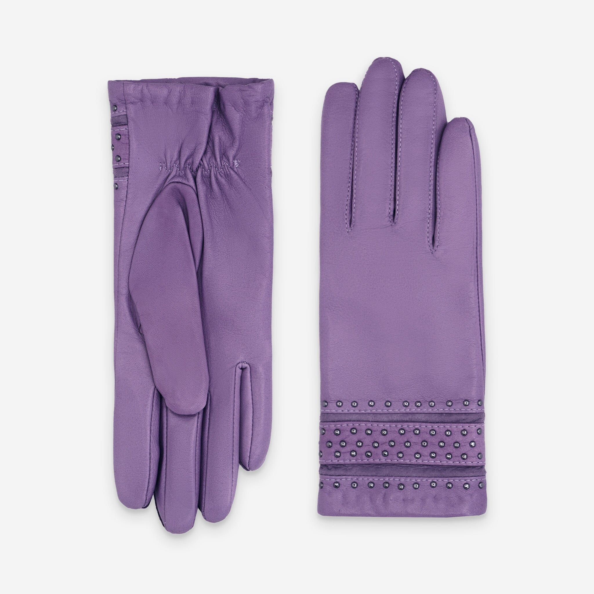 Gants cuir agneau-100% laine-21593TR Gants cuir femme prestige Glove Story Jellyfish 6.5